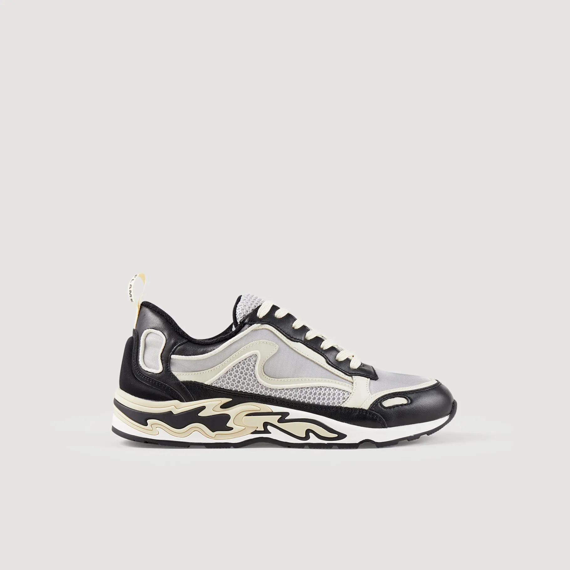 Shop SANDRO Baskets Flame Noir