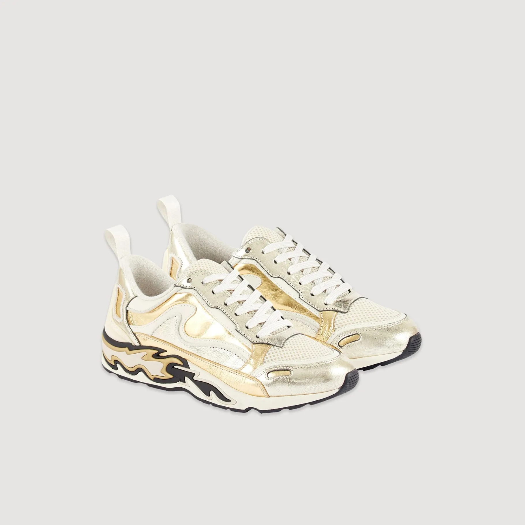 New SANDRO Baskets Flame Champagne