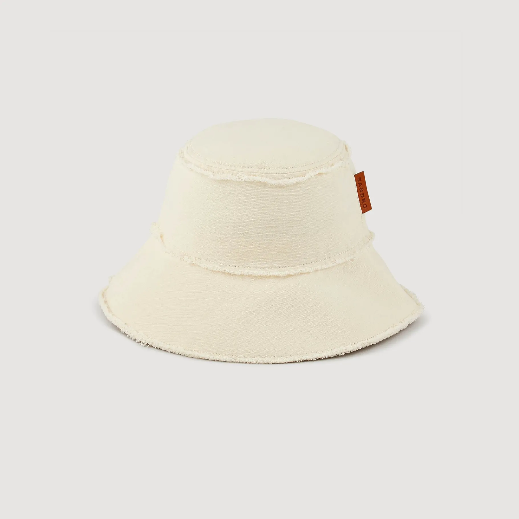 Best SANDRO Bob En Toile De Coton Ecru