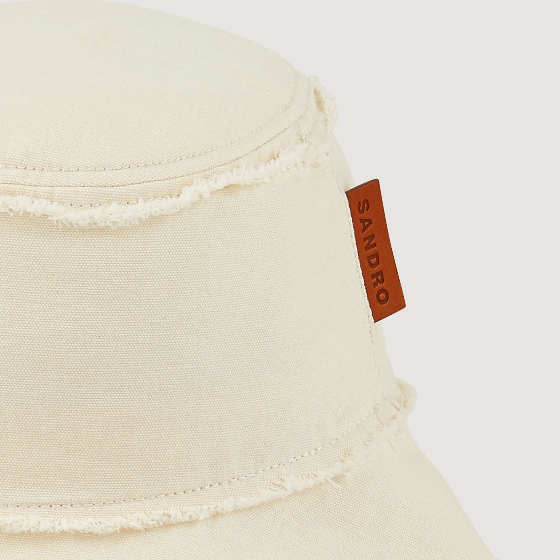 Best SANDRO Bob En Toile De Coton Ecru