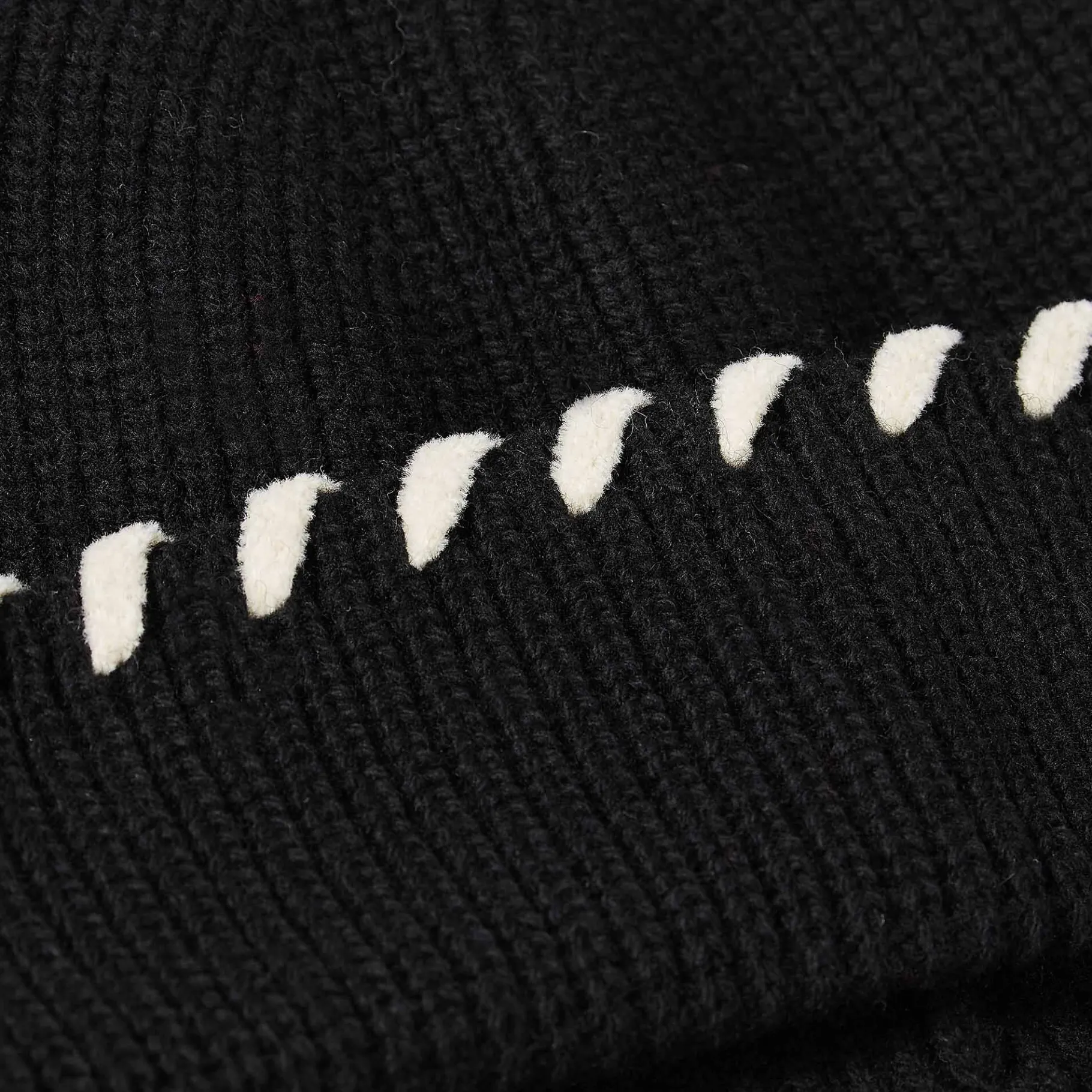 Discount SANDRO Bonnet En Maille Noir