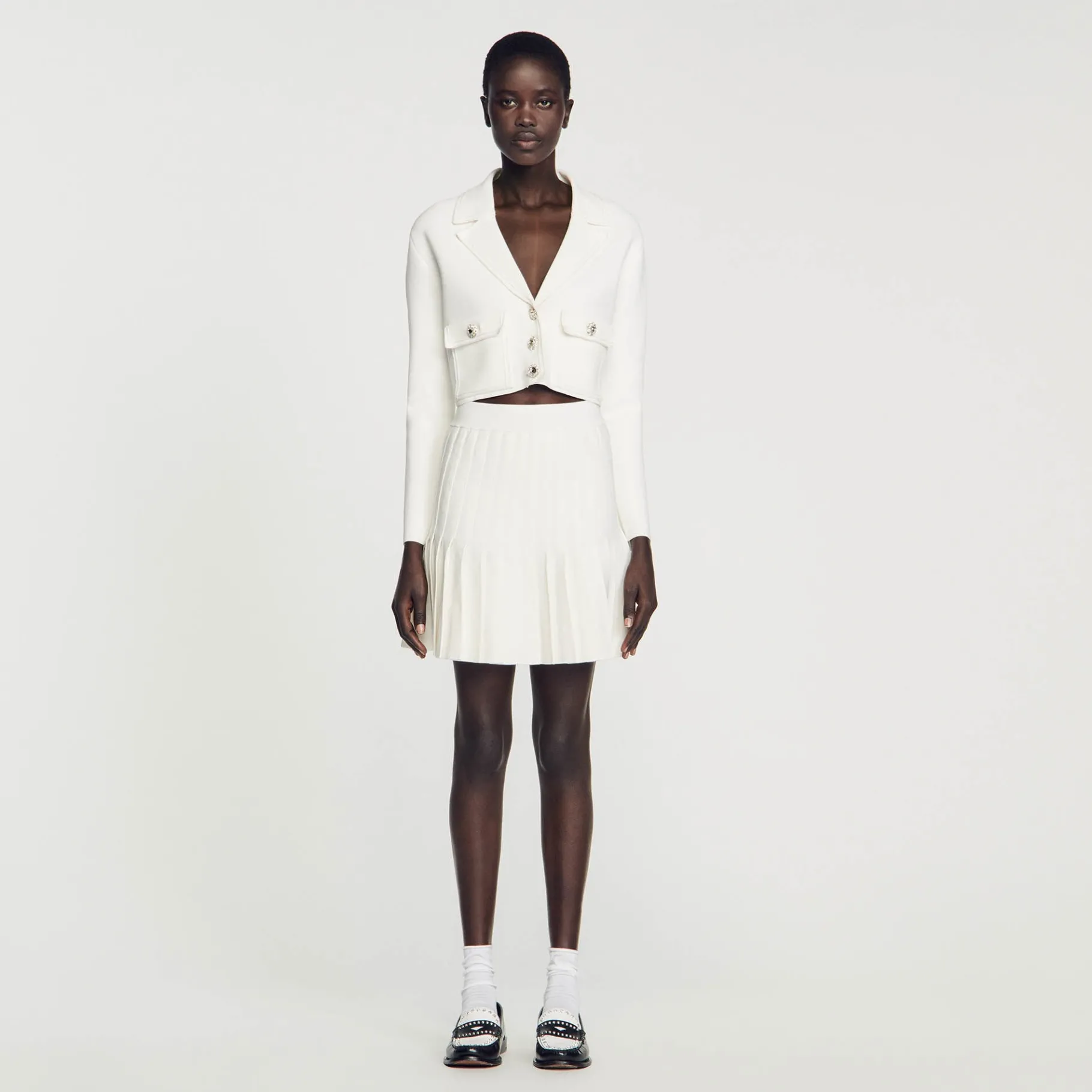 Outlet SANDRO Cardicoat Bijoux blanc