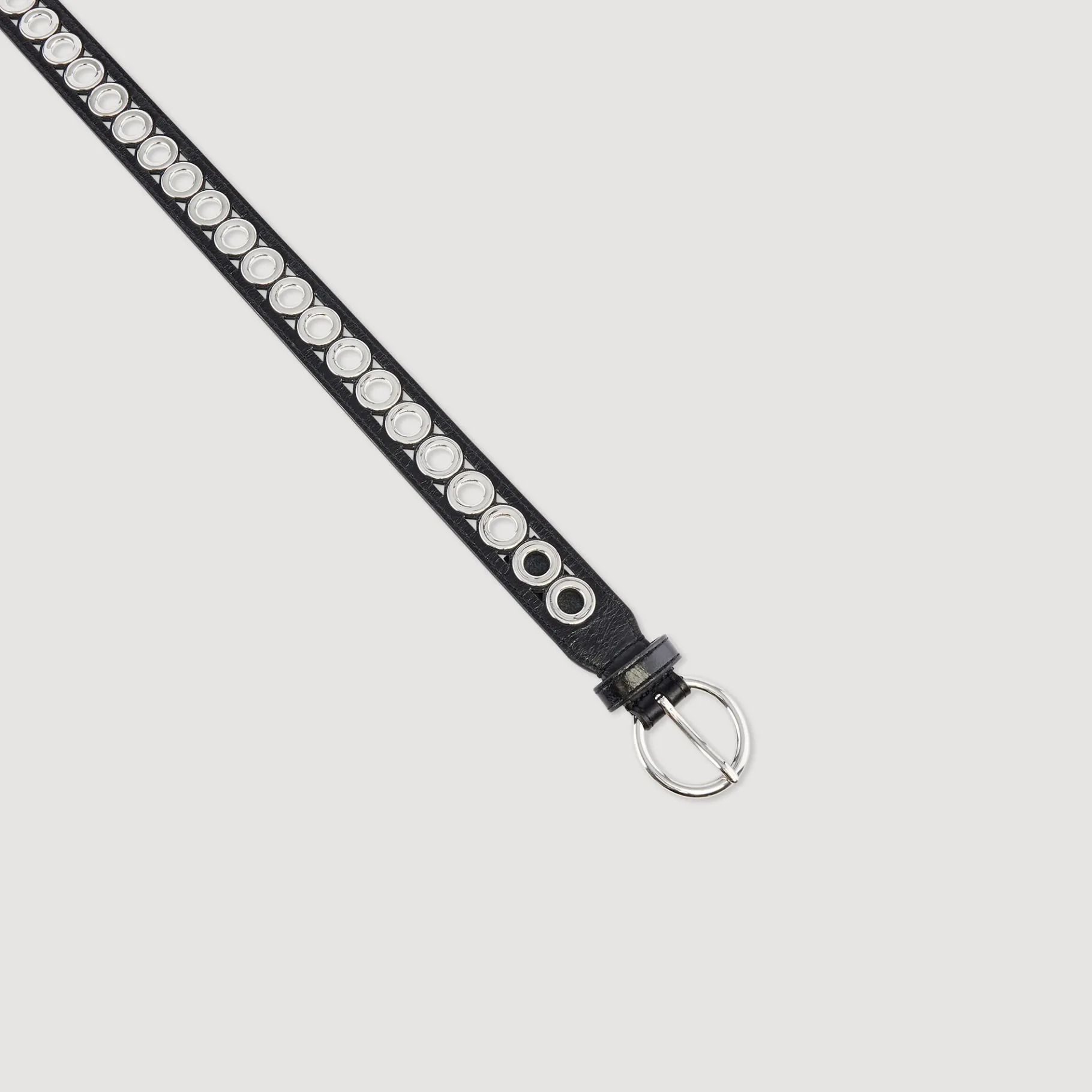 Cheap SANDRO Ceinture Adelia Noir