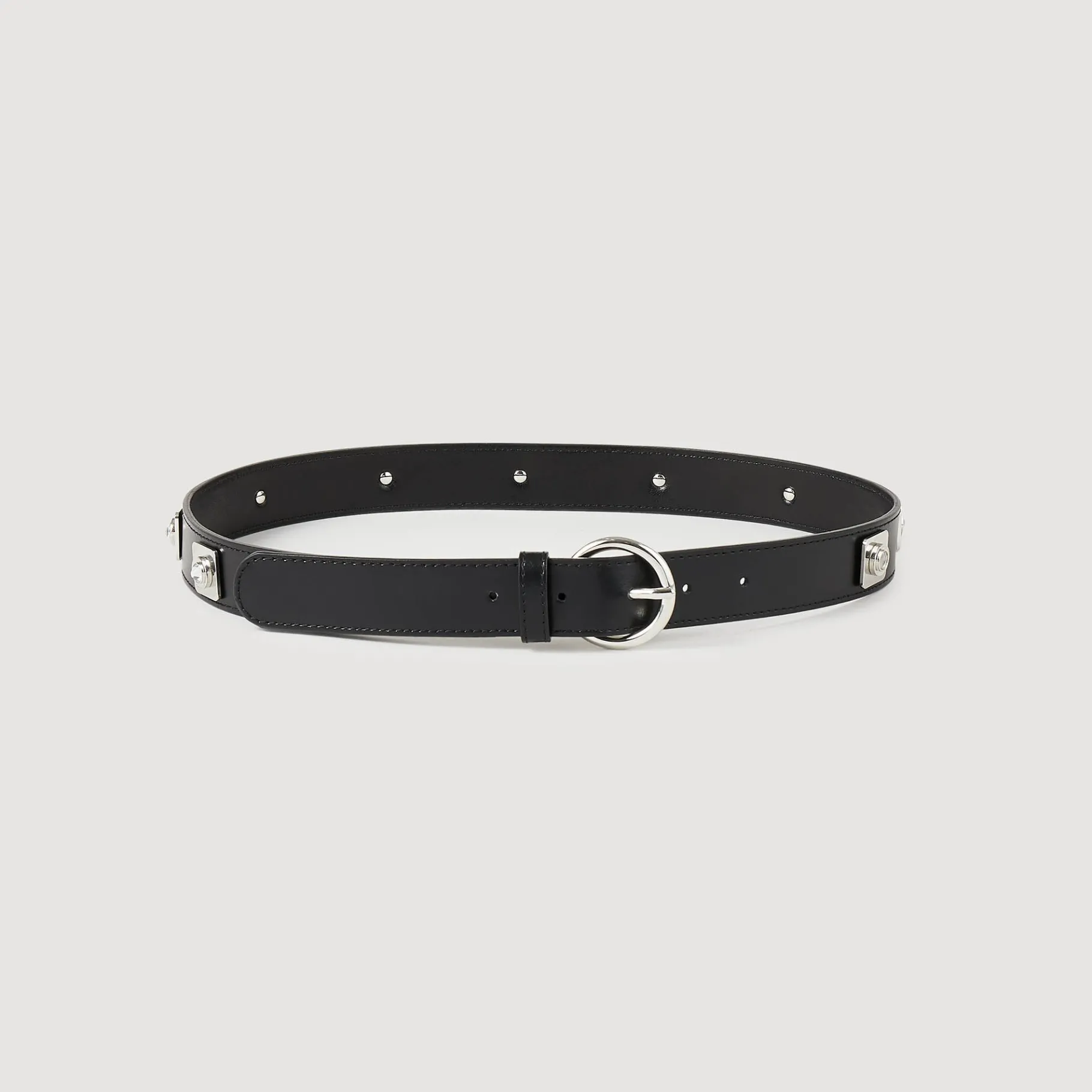 Hot SANDRO Ceinture Adelia à Rivets Noir