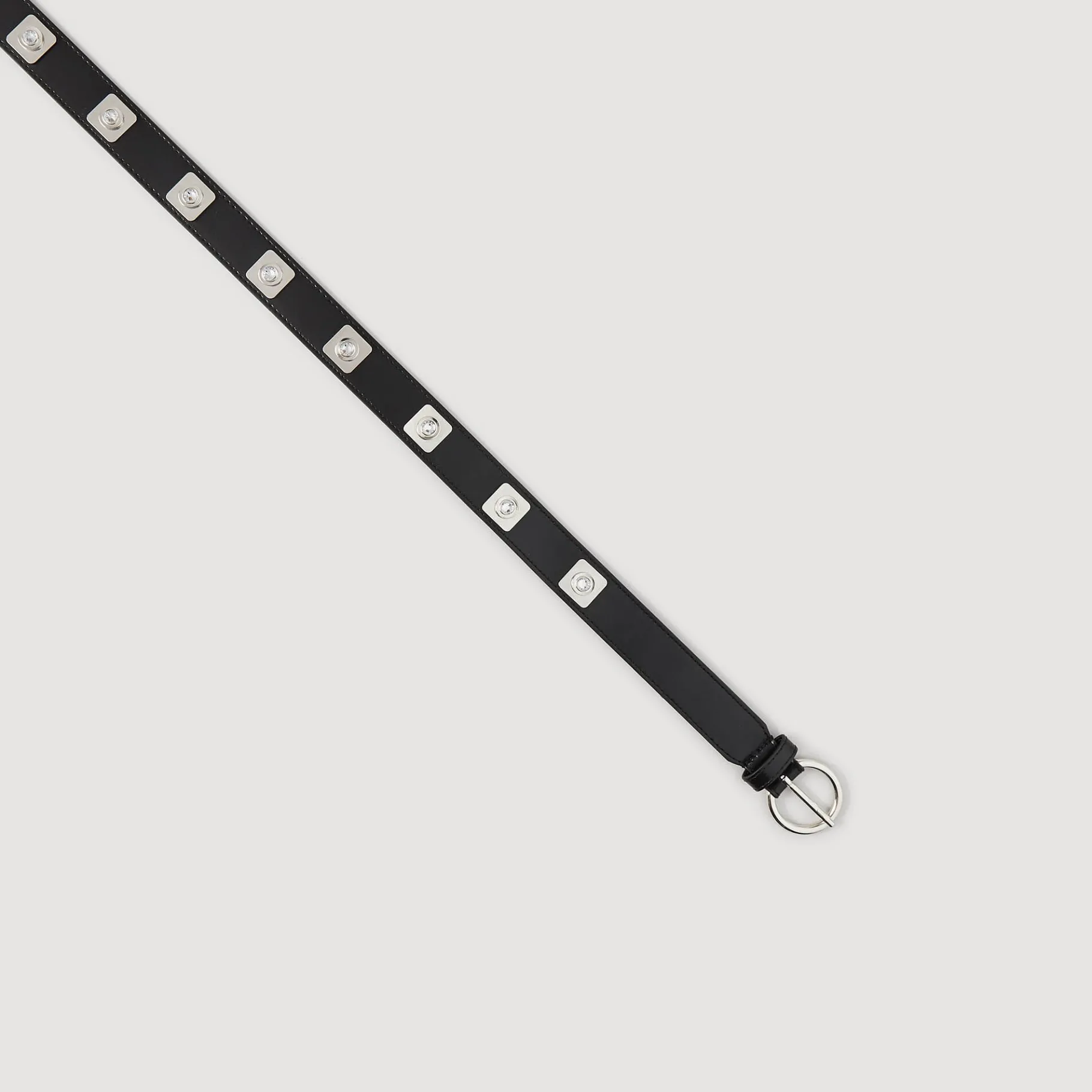 Hot SANDRO Ceinture Adelia à Rivets Noir