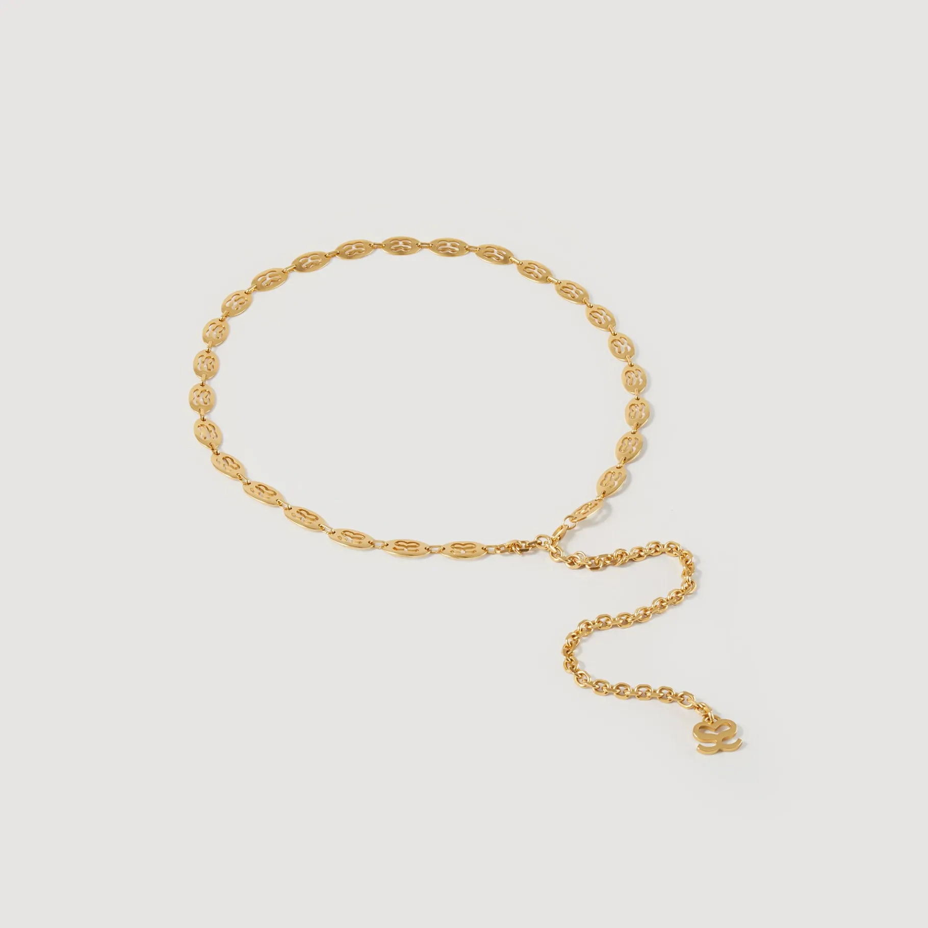 Cheap SANDRO Ceinture Bijou Brass Gold