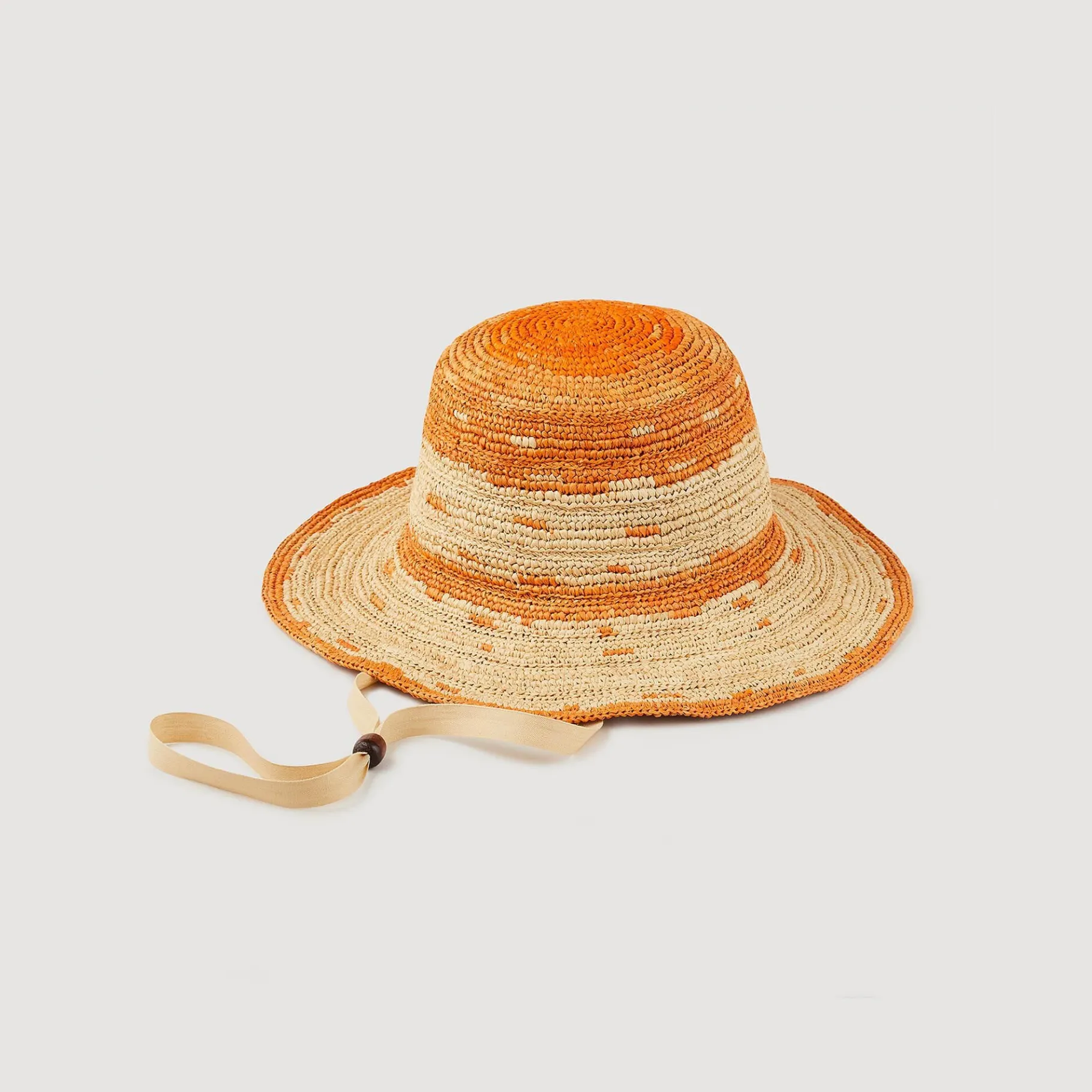 Best SANDRO Chapeau En Raphia Orange