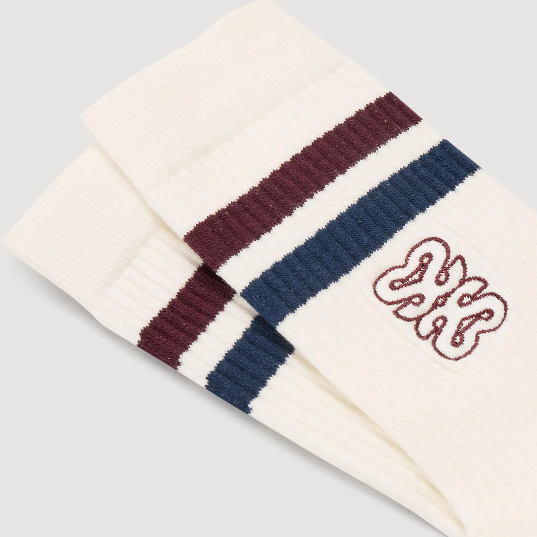 Best Sale SANDRO Chaussettes Brodées Ecru