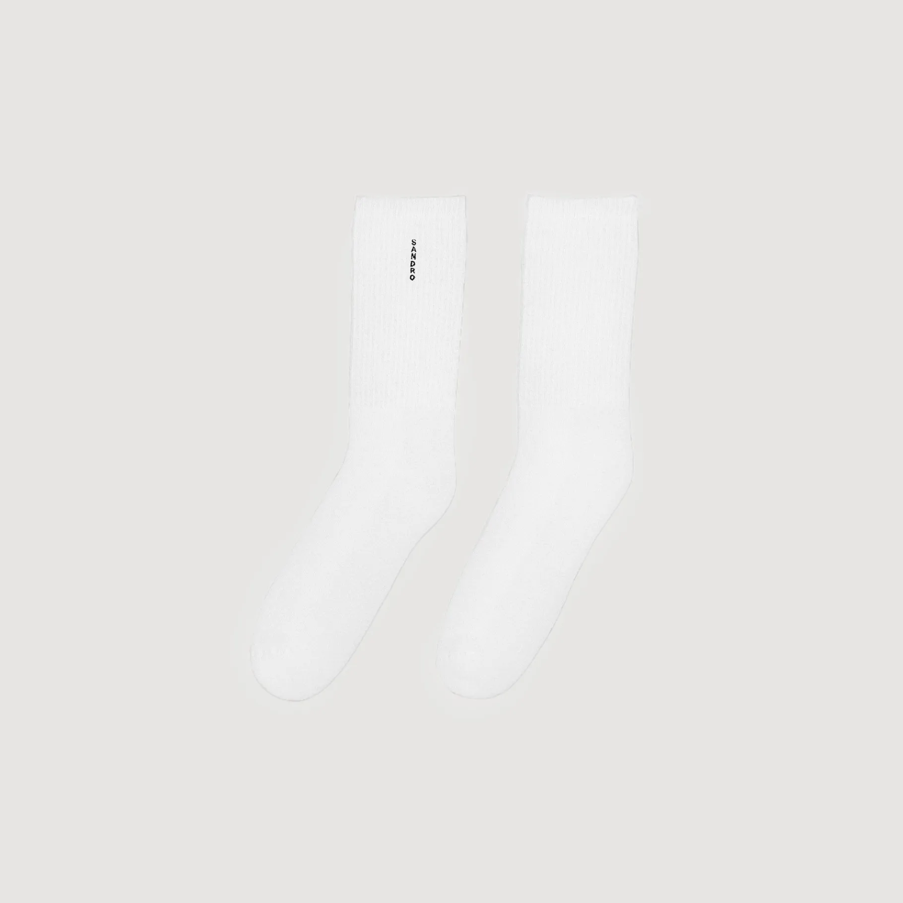 Online SANDRO Chaussettes En Coton blanc