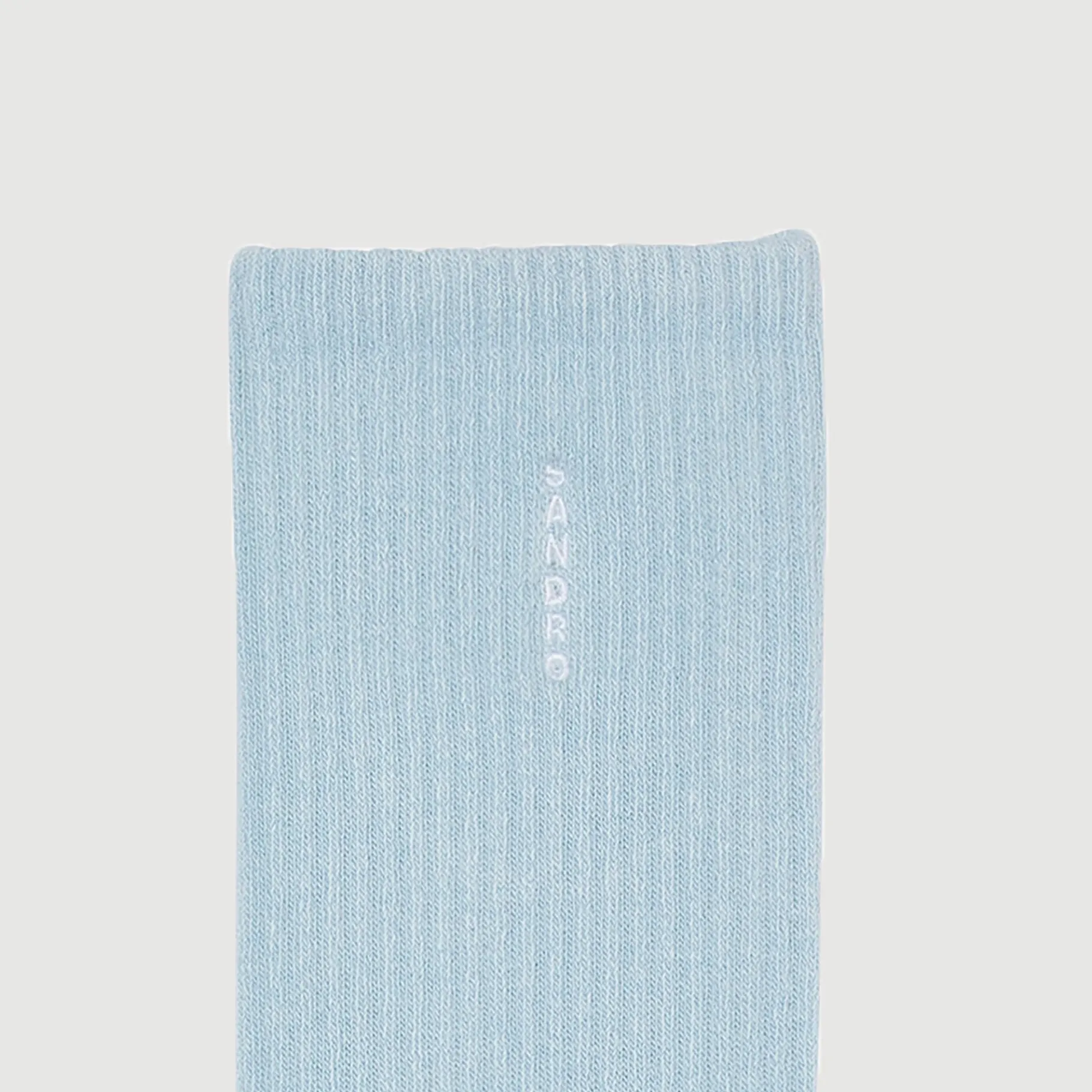 Online SANDRO Chaussettes En Coton Bleu Ciel