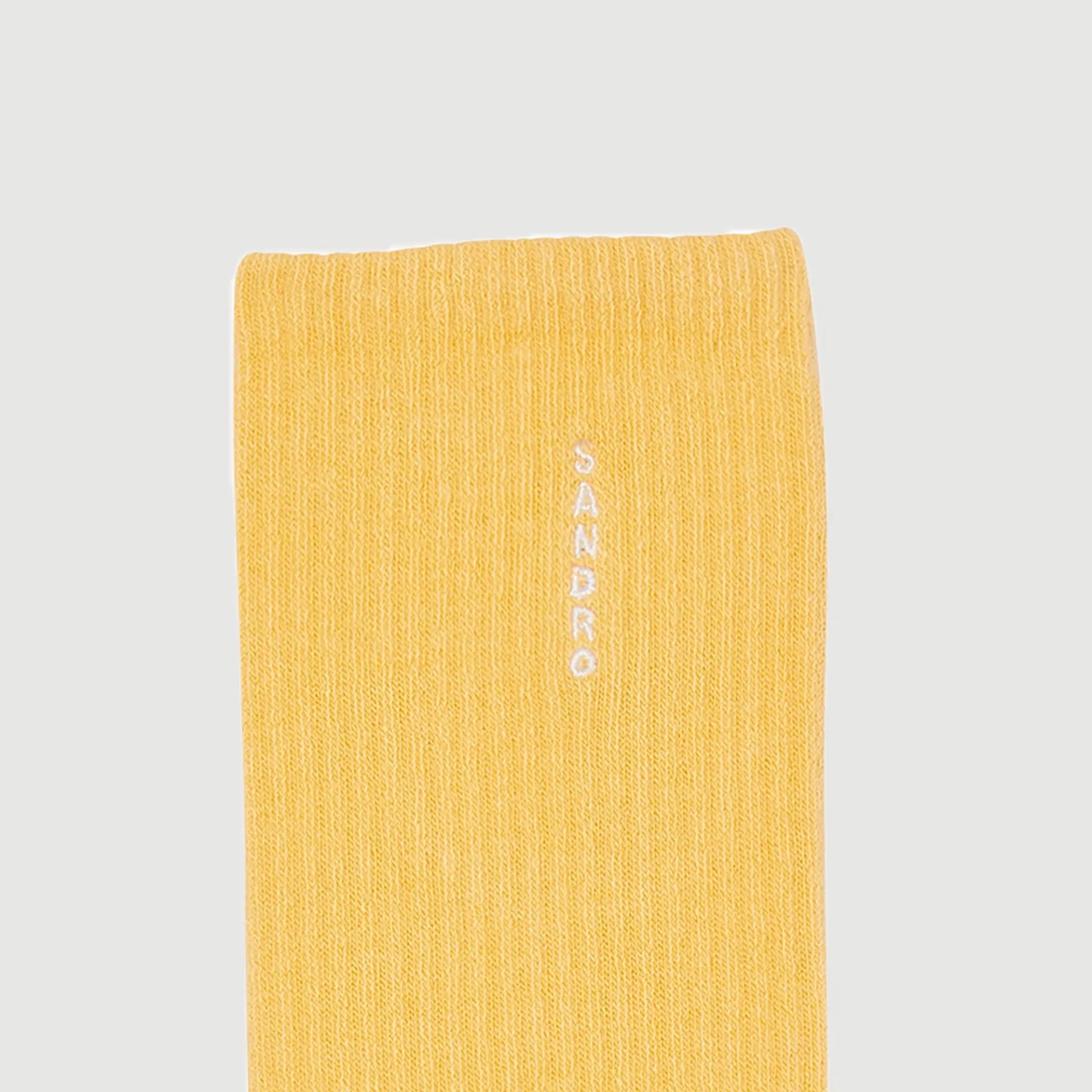 Cheap SANDRO Chaussettes En Coton Jaune
