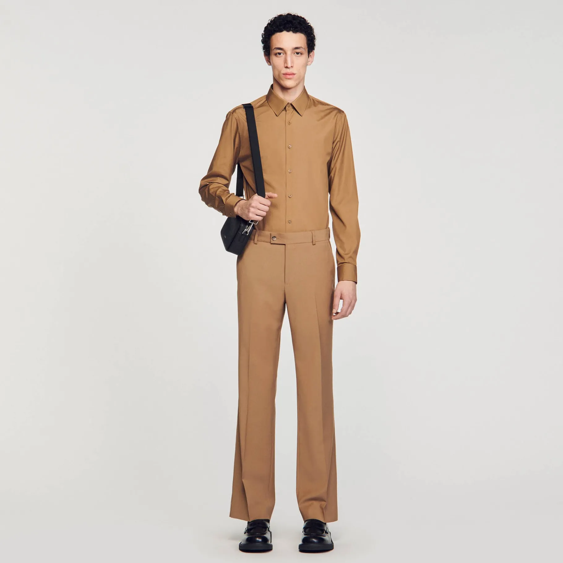 Flash Sale SANDRO Chemise à Manches Longues Camel