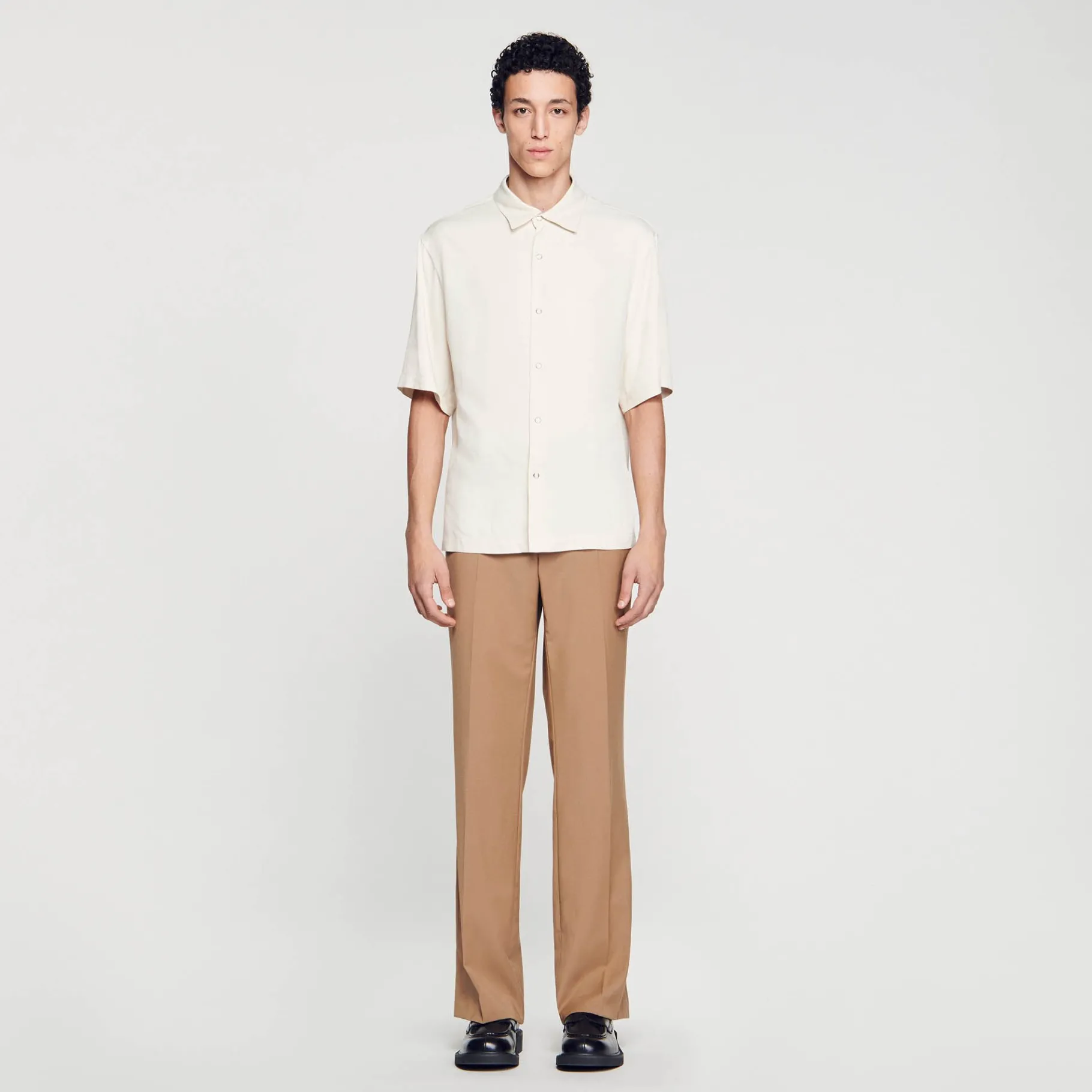 Sale SANDRO Chemise Boutonnée Ecru