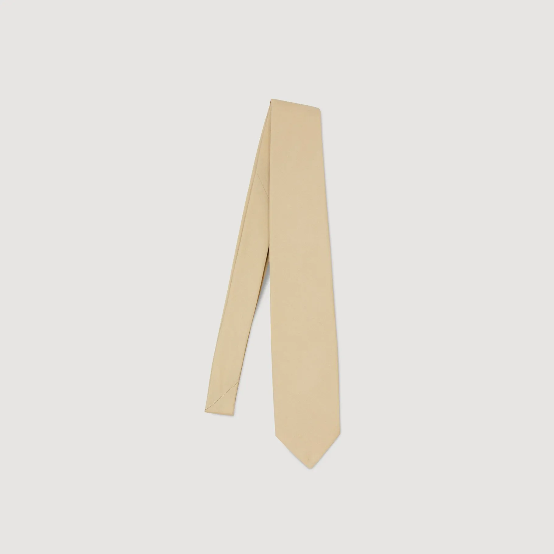 Outlet SANDRO Cravate Large Beige