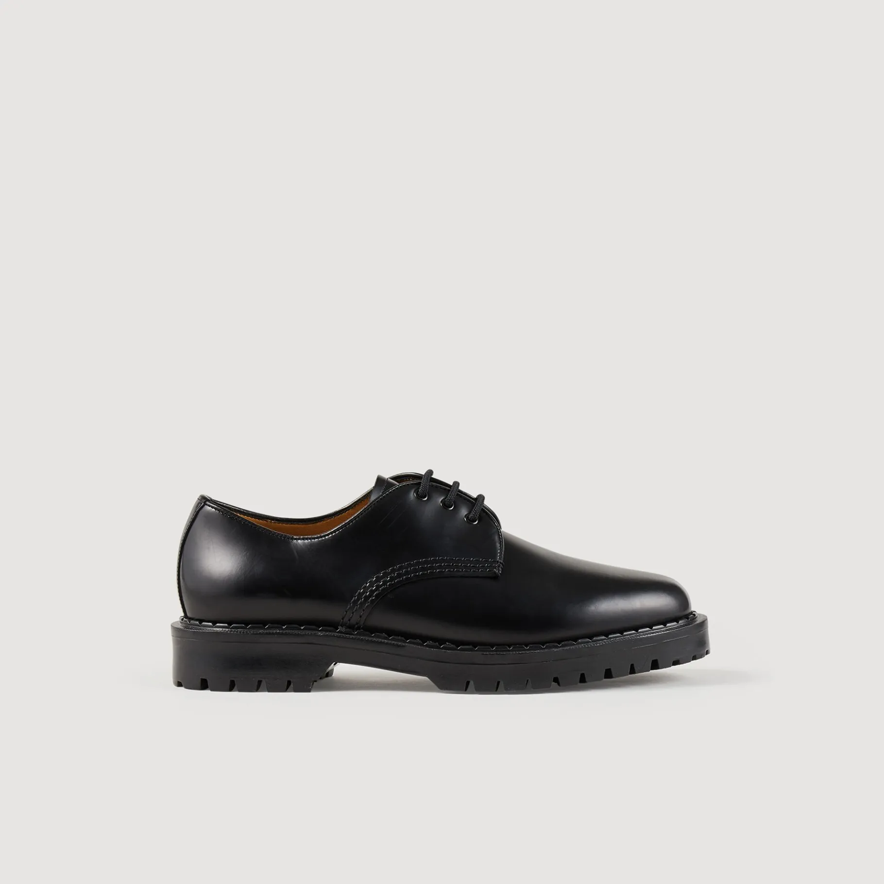 Outlet SANDRO Derby à Crampons Noir
