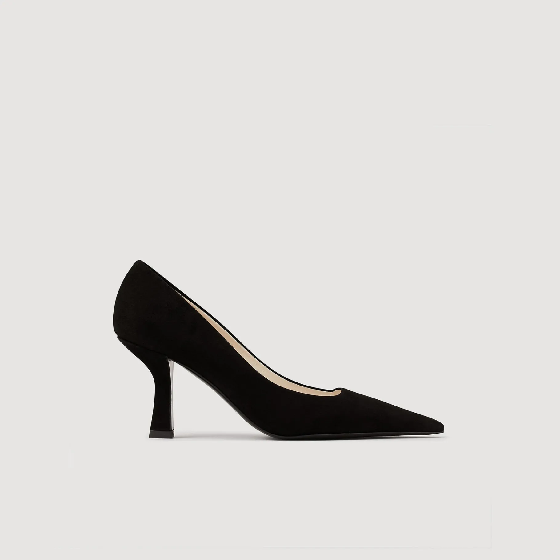Online SANDRO Escarpins En Daim Noir