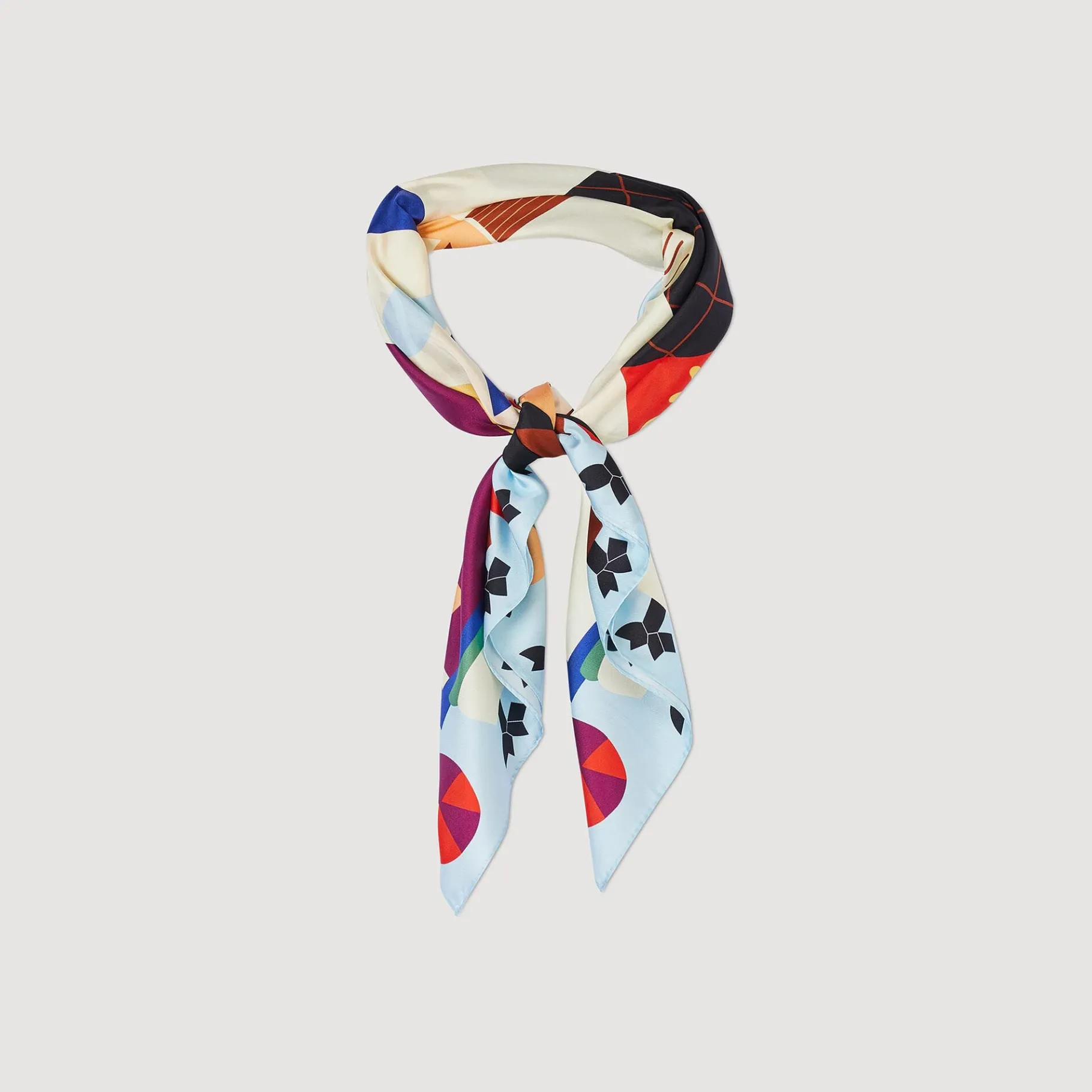 Flash Sale SANDRO Foulard Imprimé Multicolore
