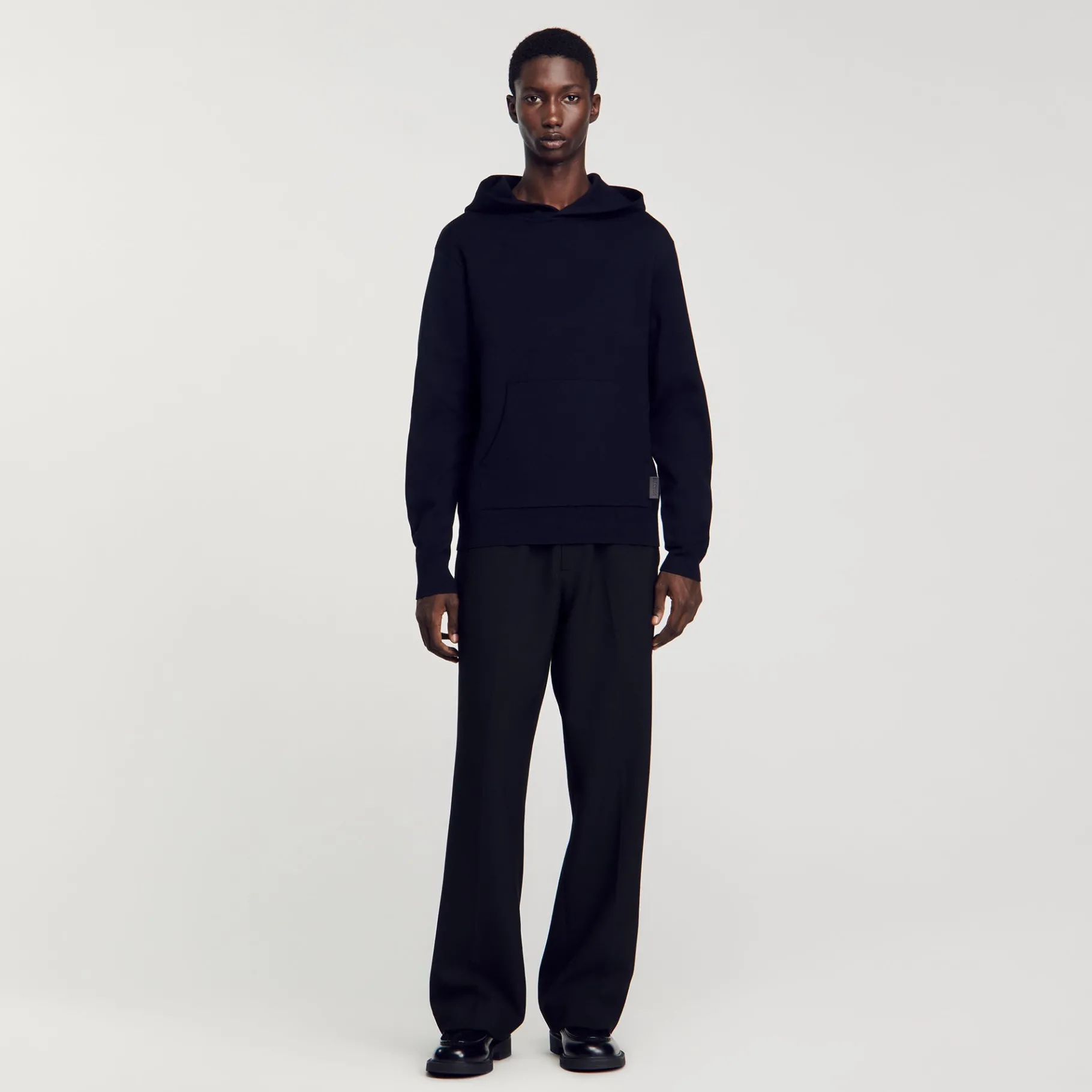 Cheap SANDRO Hoodie à Capuche Marine