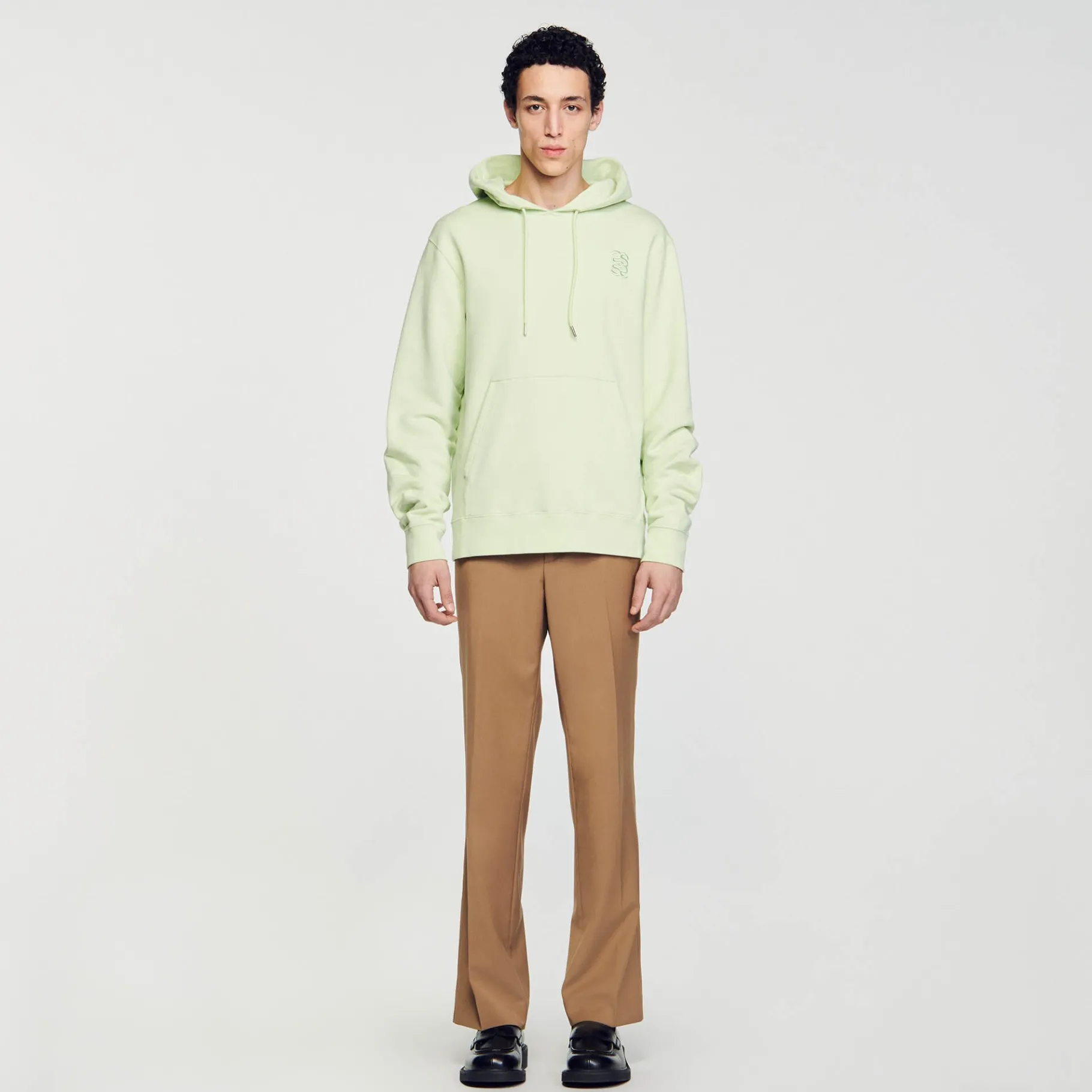 New SANDRO Hoodie à Capuche Anis