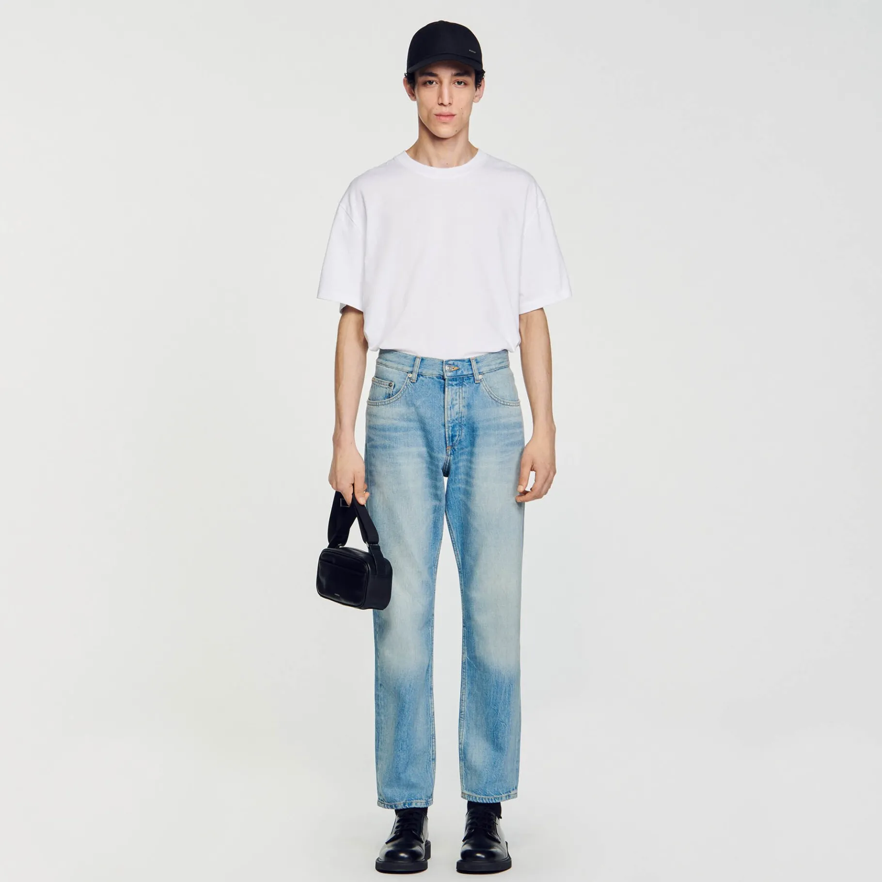 Cheap SANDRO Jean Délavé Denim