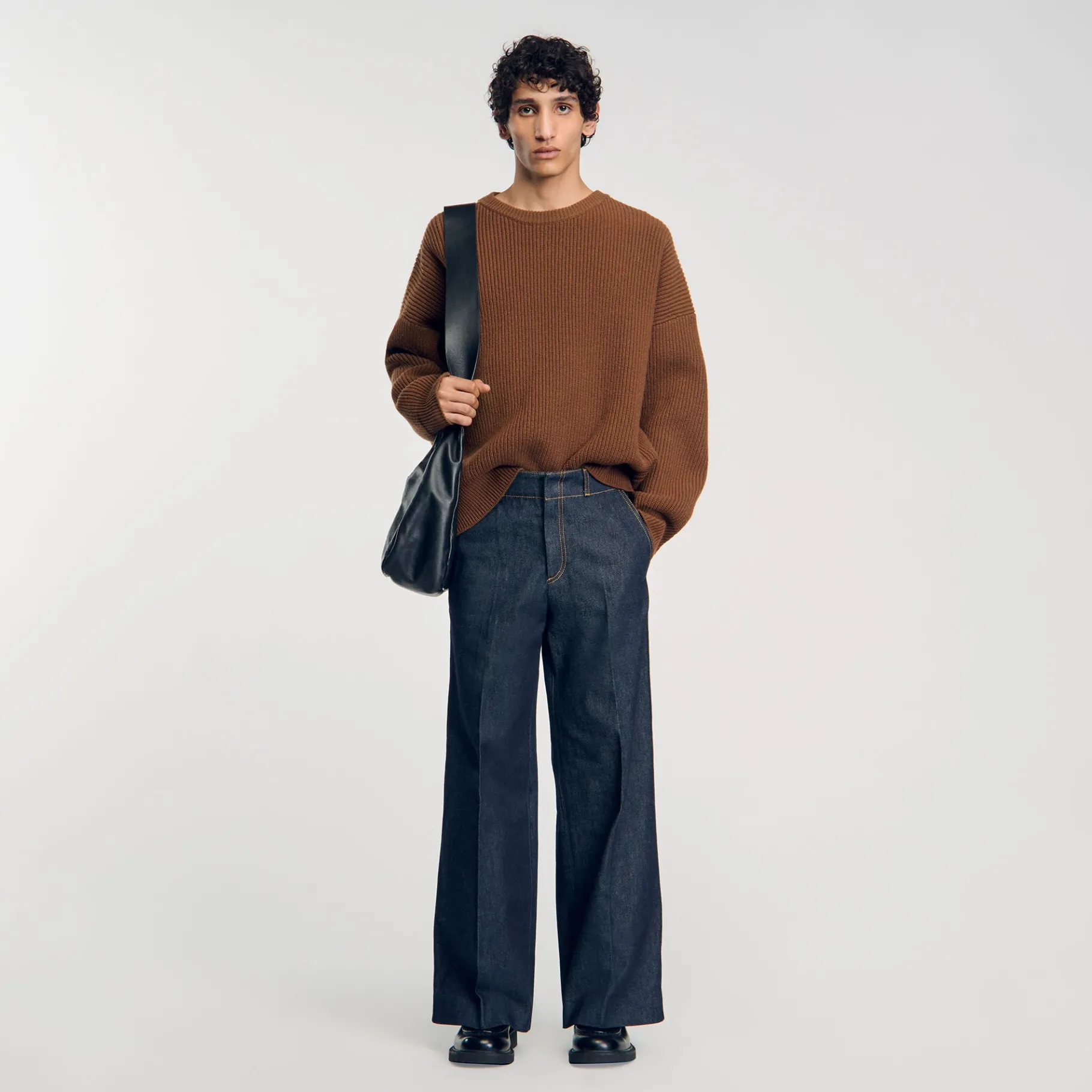 Shop SANDRO Jean Large Denim