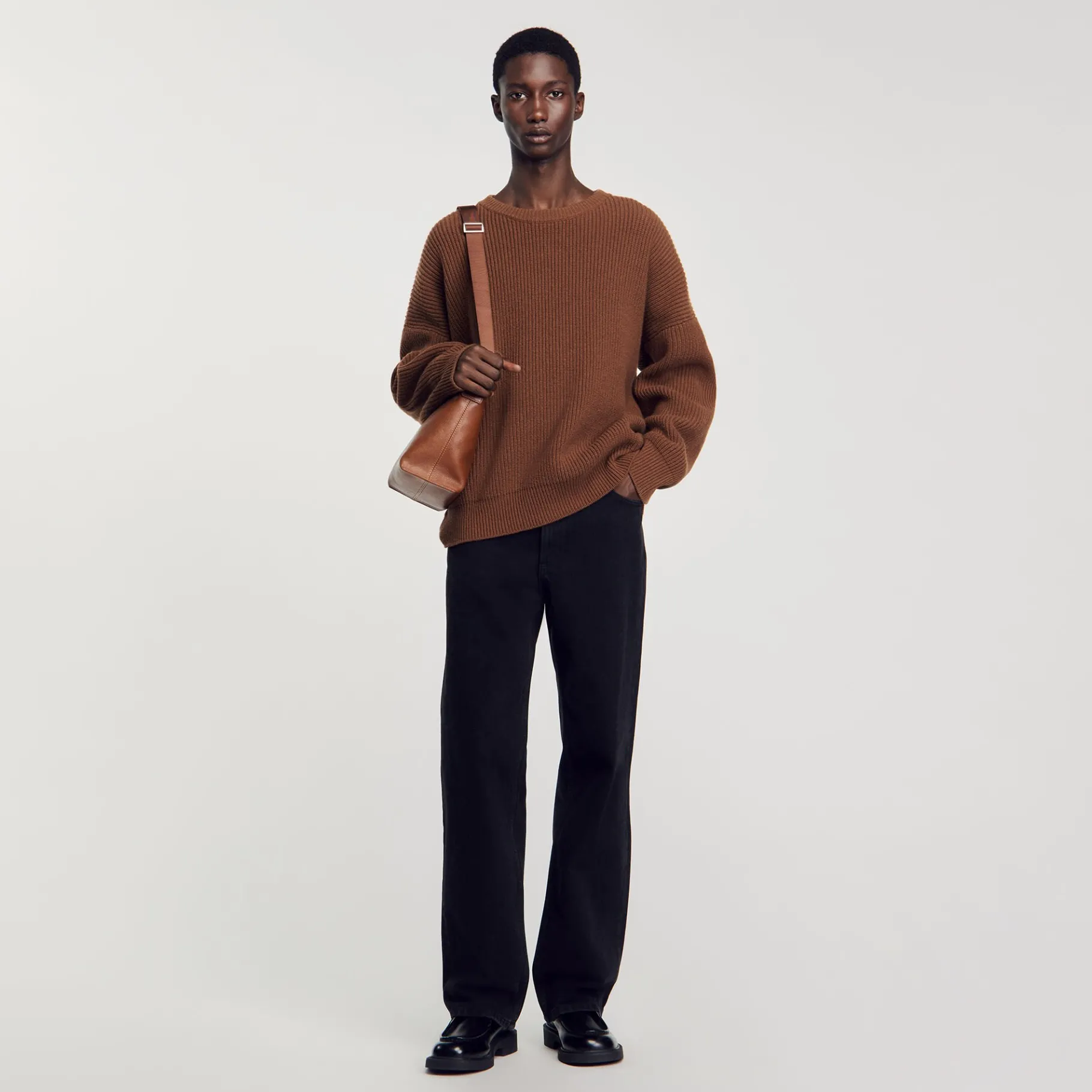 Cheap SANDRO Jean Regular Noir