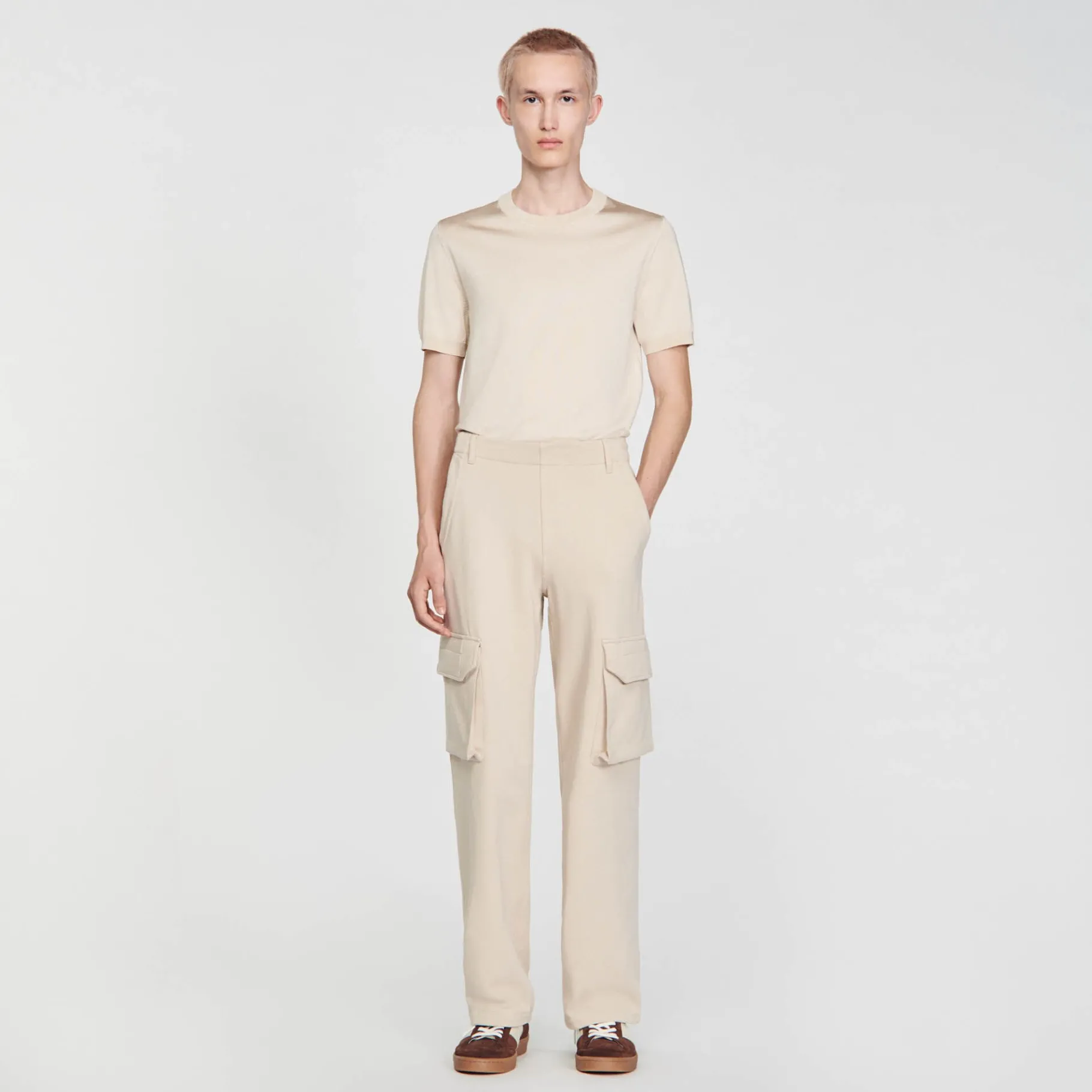 Fashion SANDRO Jogging Cargo Beige