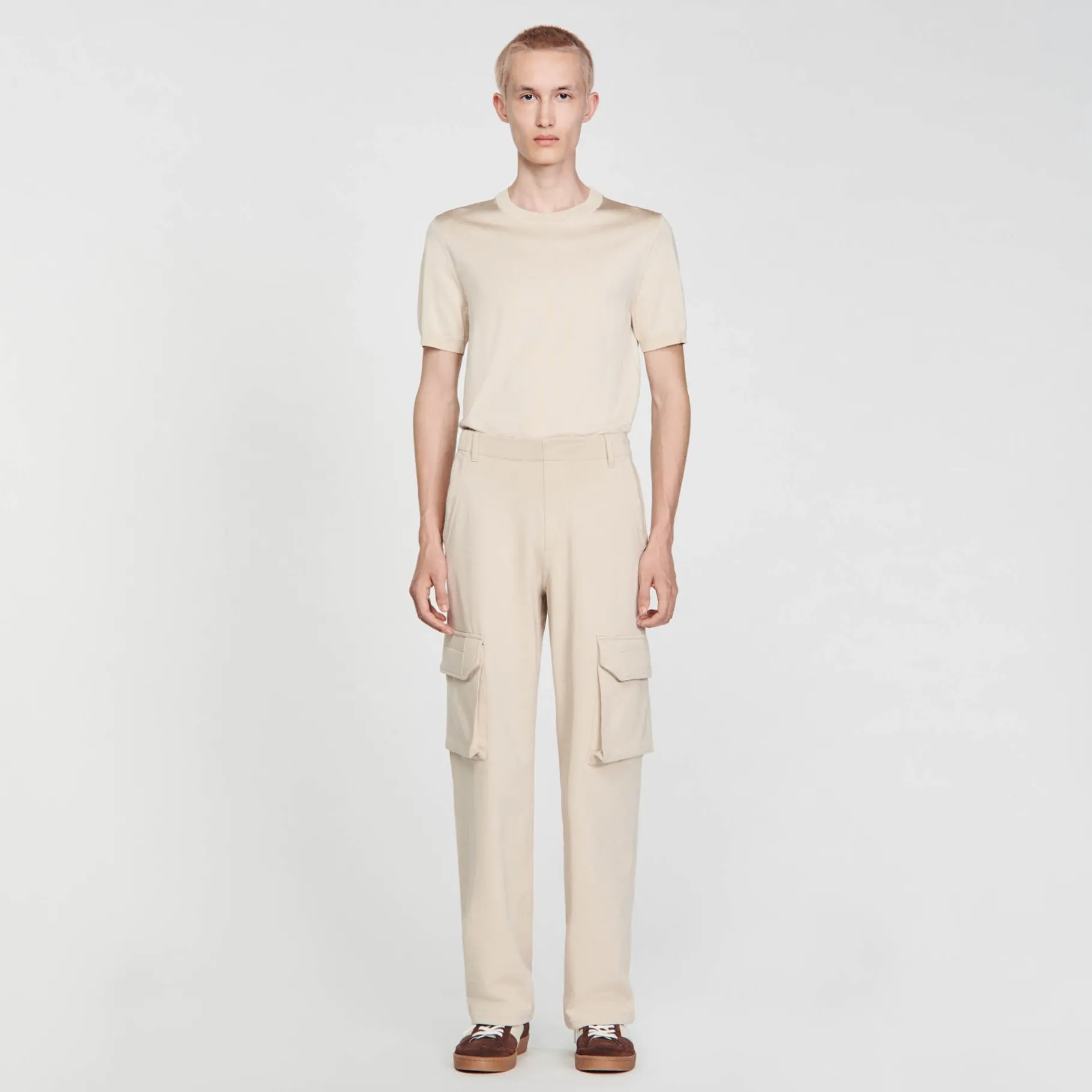 Fashion SANDRO Jogging Cargo Beige