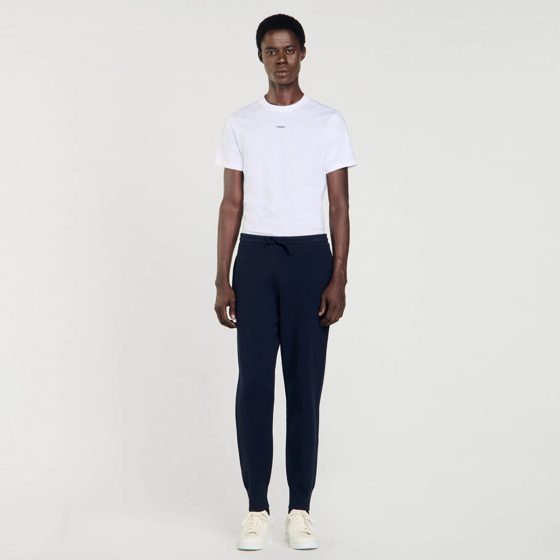 Best SANDRO Jogging En Maille Marine
