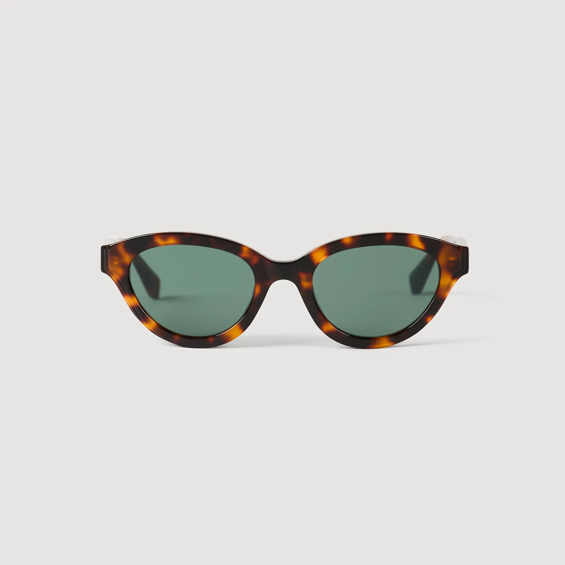 Online SANDRO Lunettes De Soleil Cat Eyes Marron