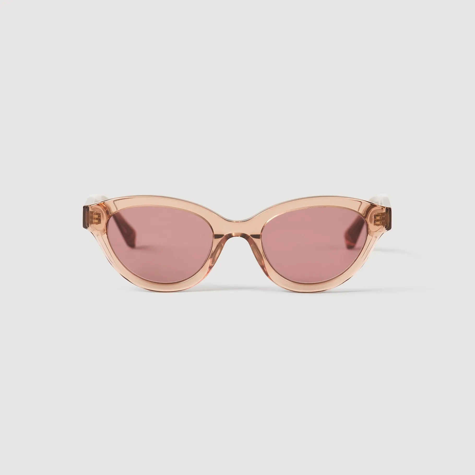 Clearance SANDRO Lunettes De Soleil Cat Eyes Beige