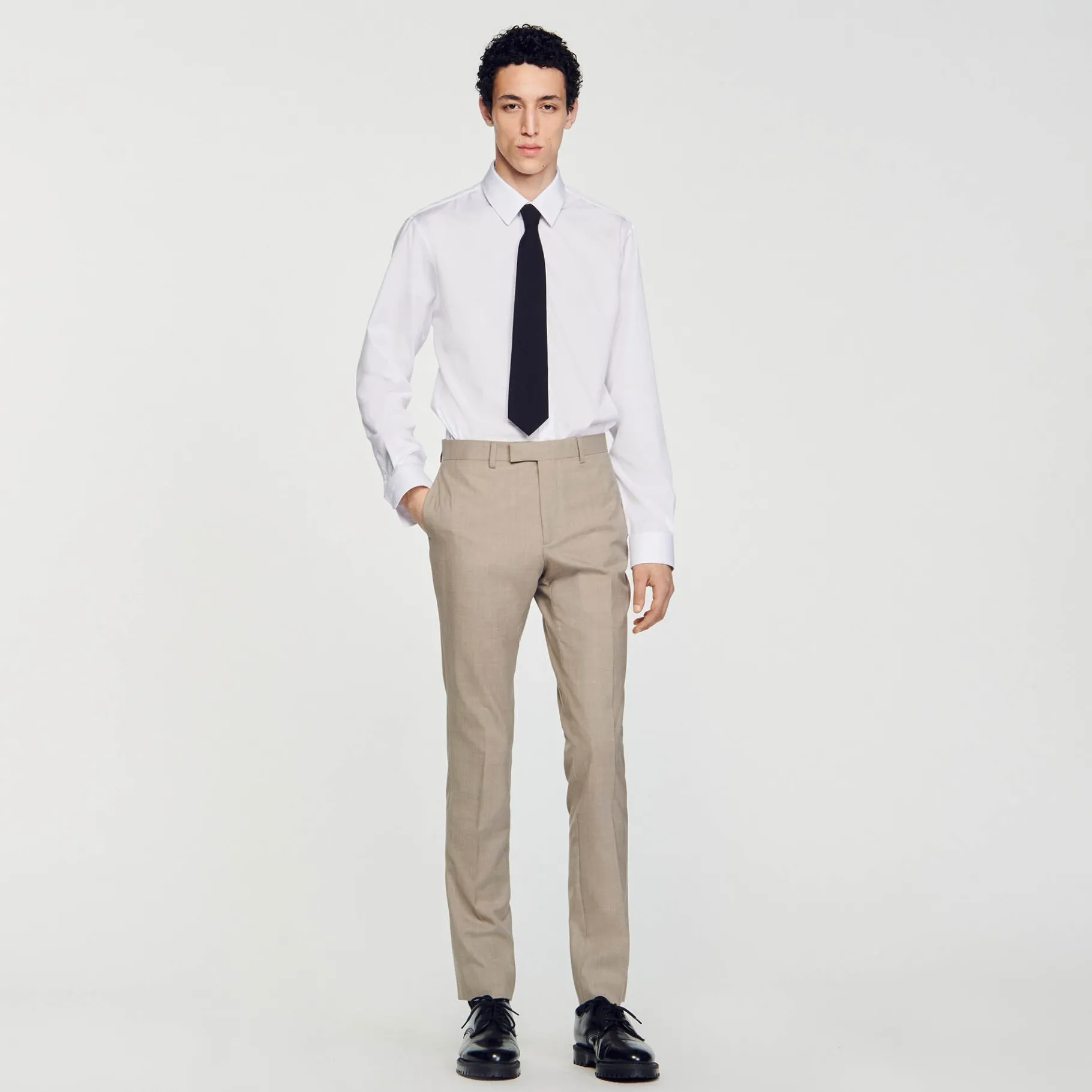 Hot SANDRO Pantalon De Costume Taupe