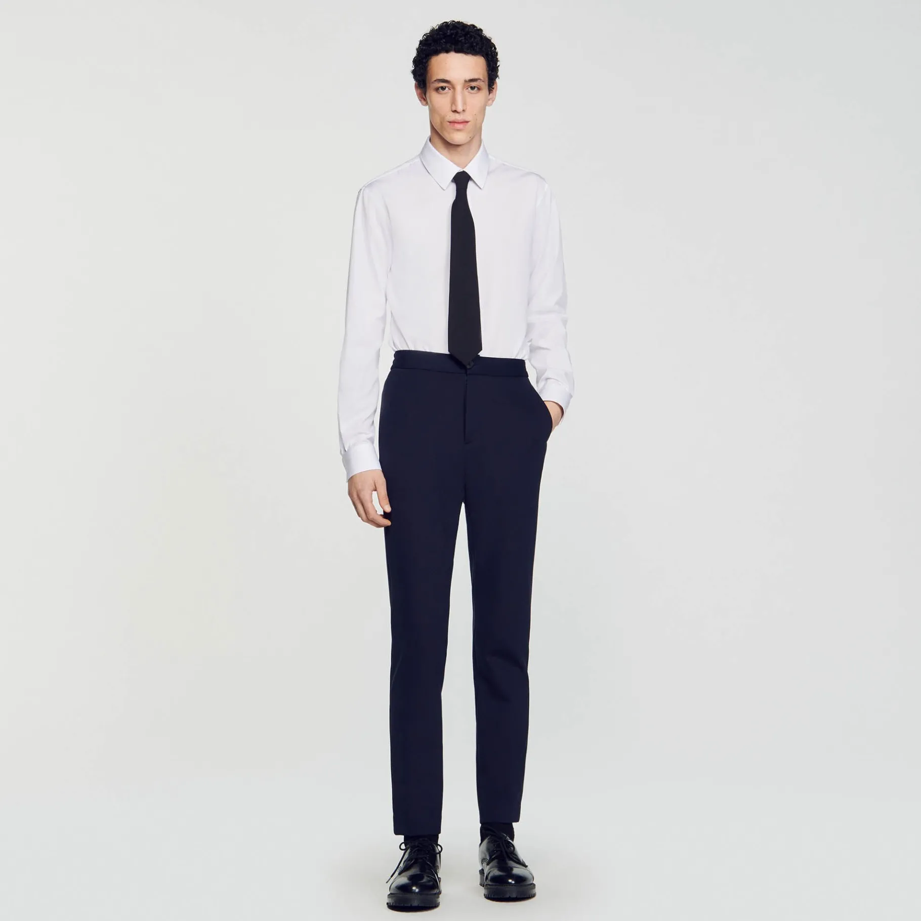 Flash Sale SANDRO Pantalon De Costume Marine