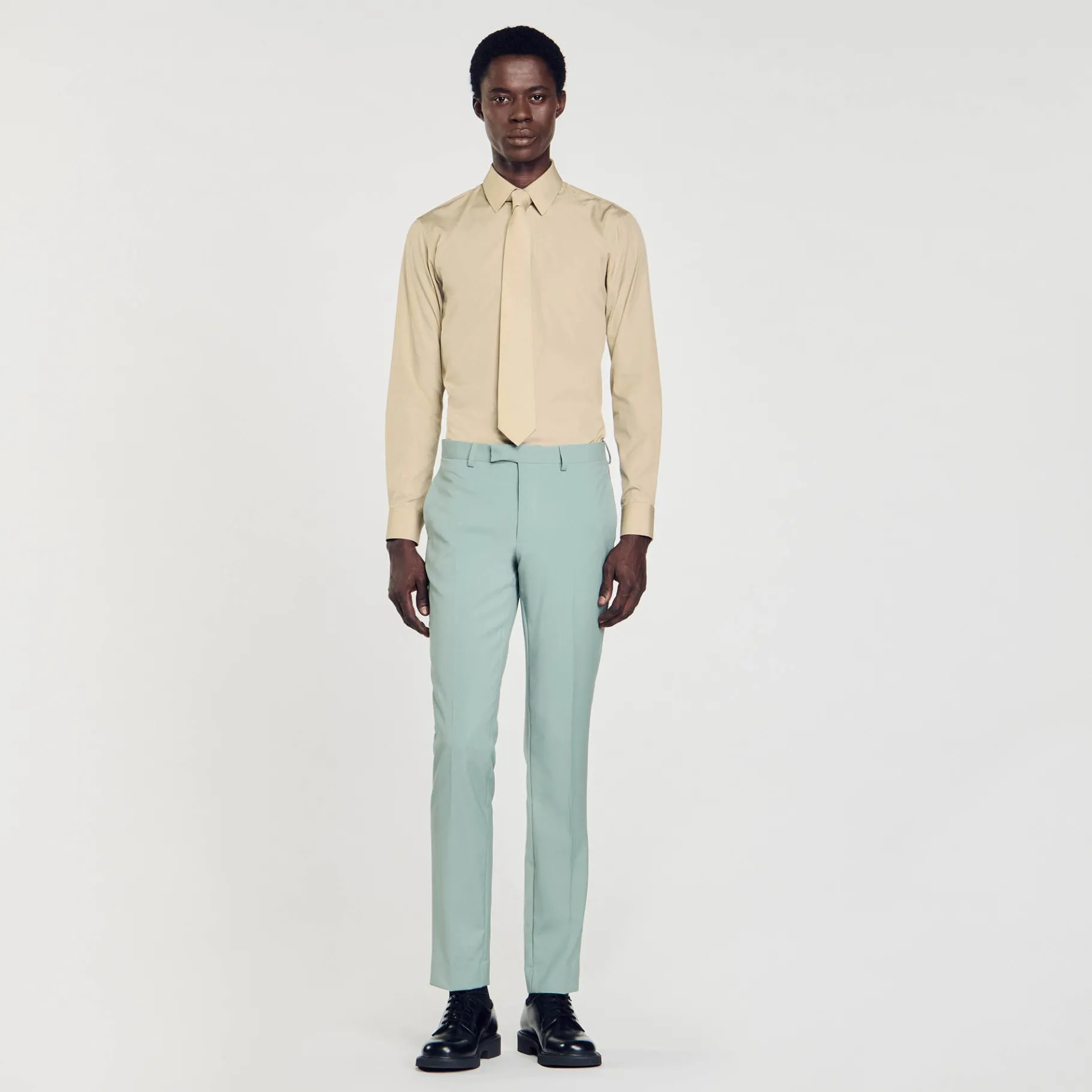 Hot SANDRO Pantalon De Costume vert clair
