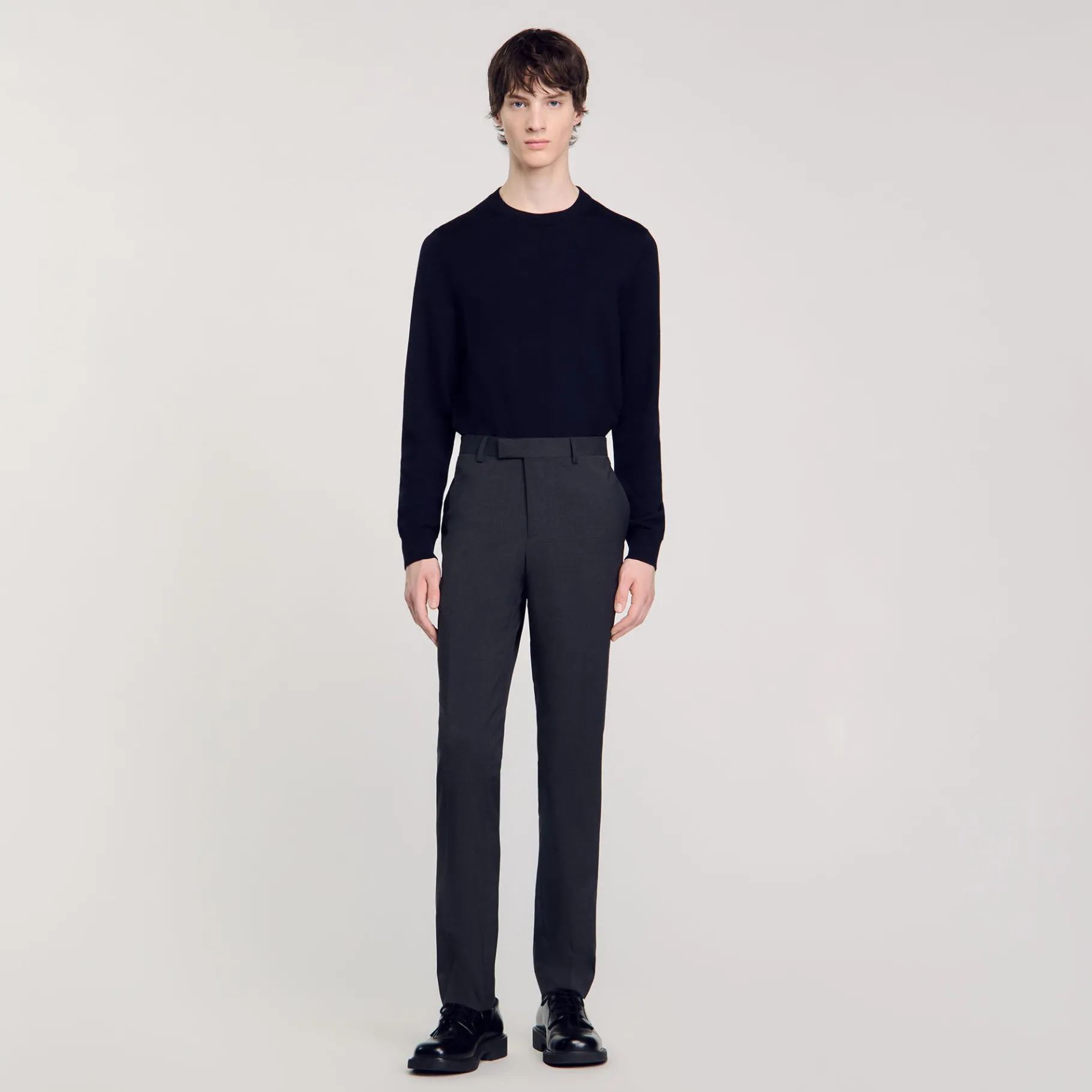 Hot SANDRO Pantalon De Costume Gris