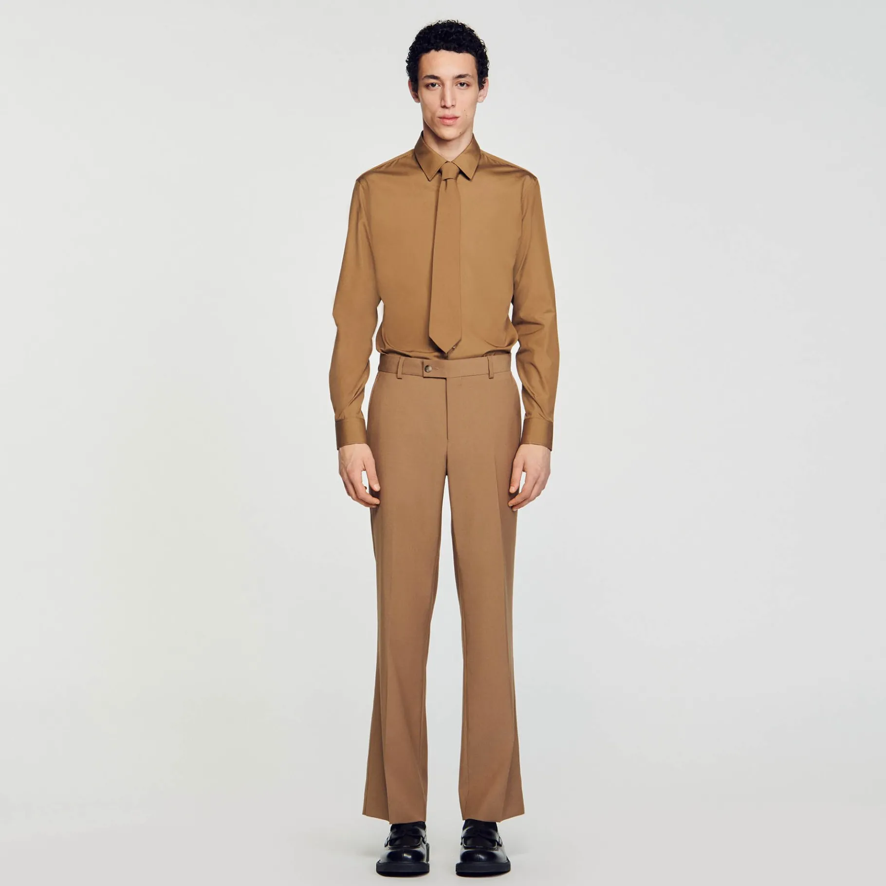 Clearance SANDRO Pantalon De Costume Camel