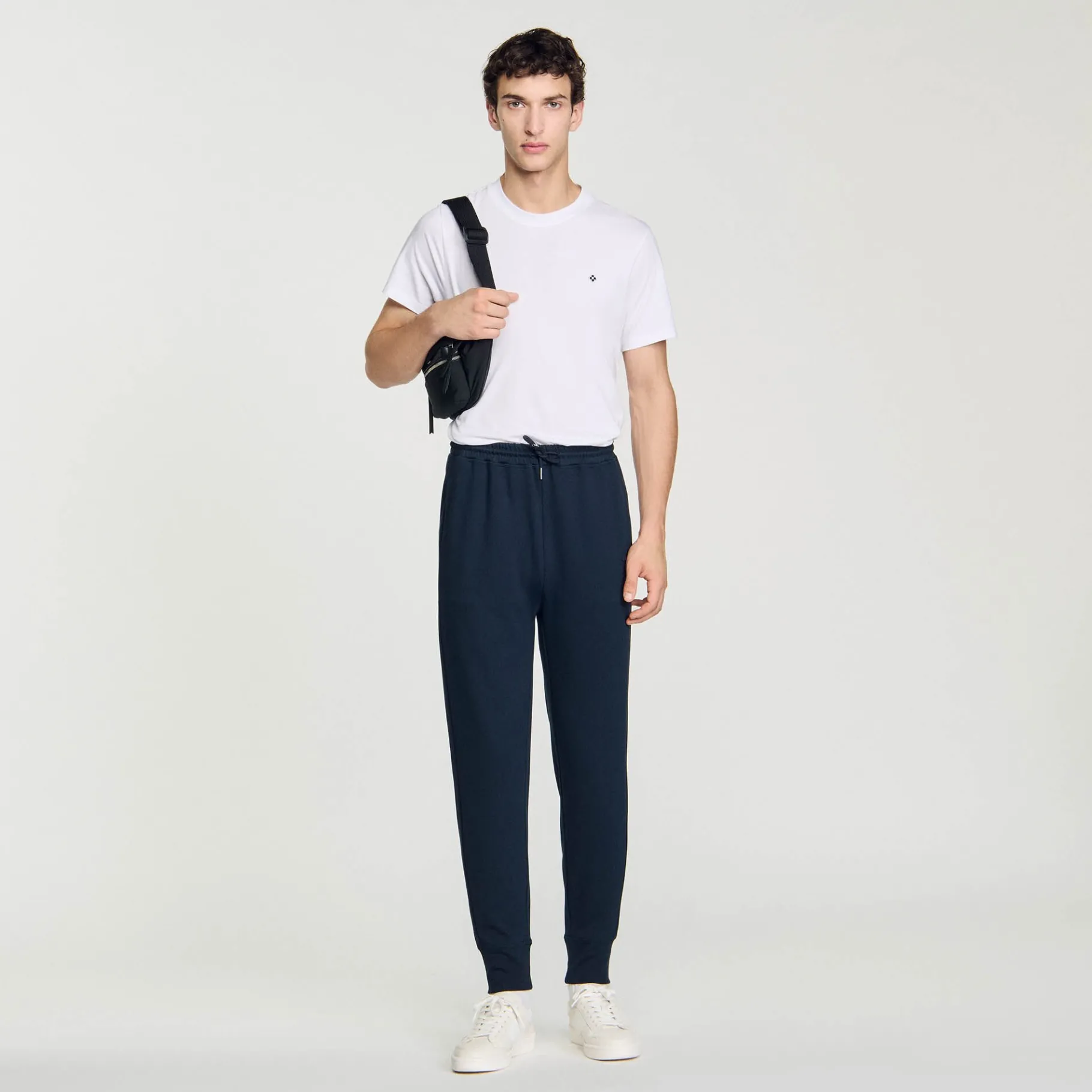 Best SANDRO Pantalon De Jogging En Maille Marine