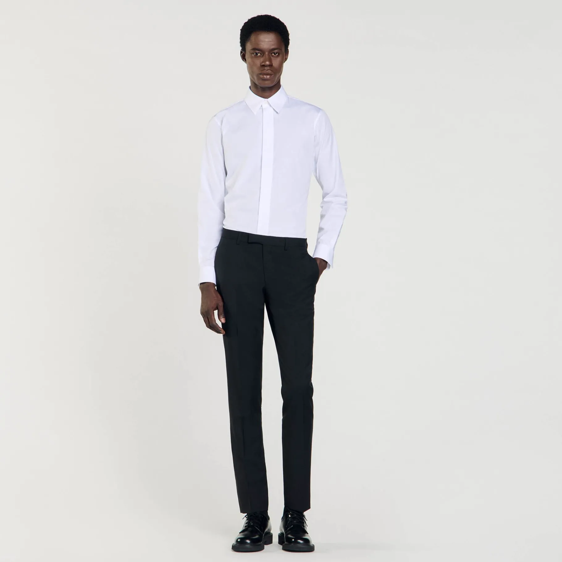Hot SANDRO Pantalon De Smoking Noir