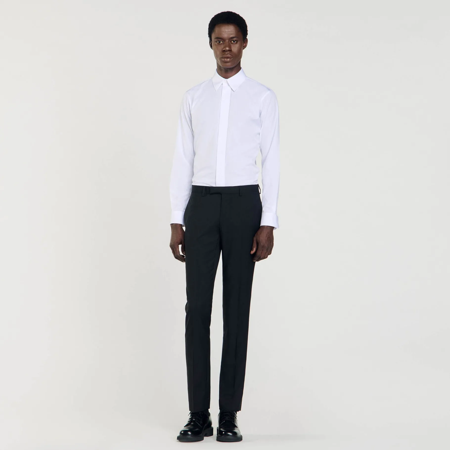 Hot SANDRO Pantalon De Smoking Noir