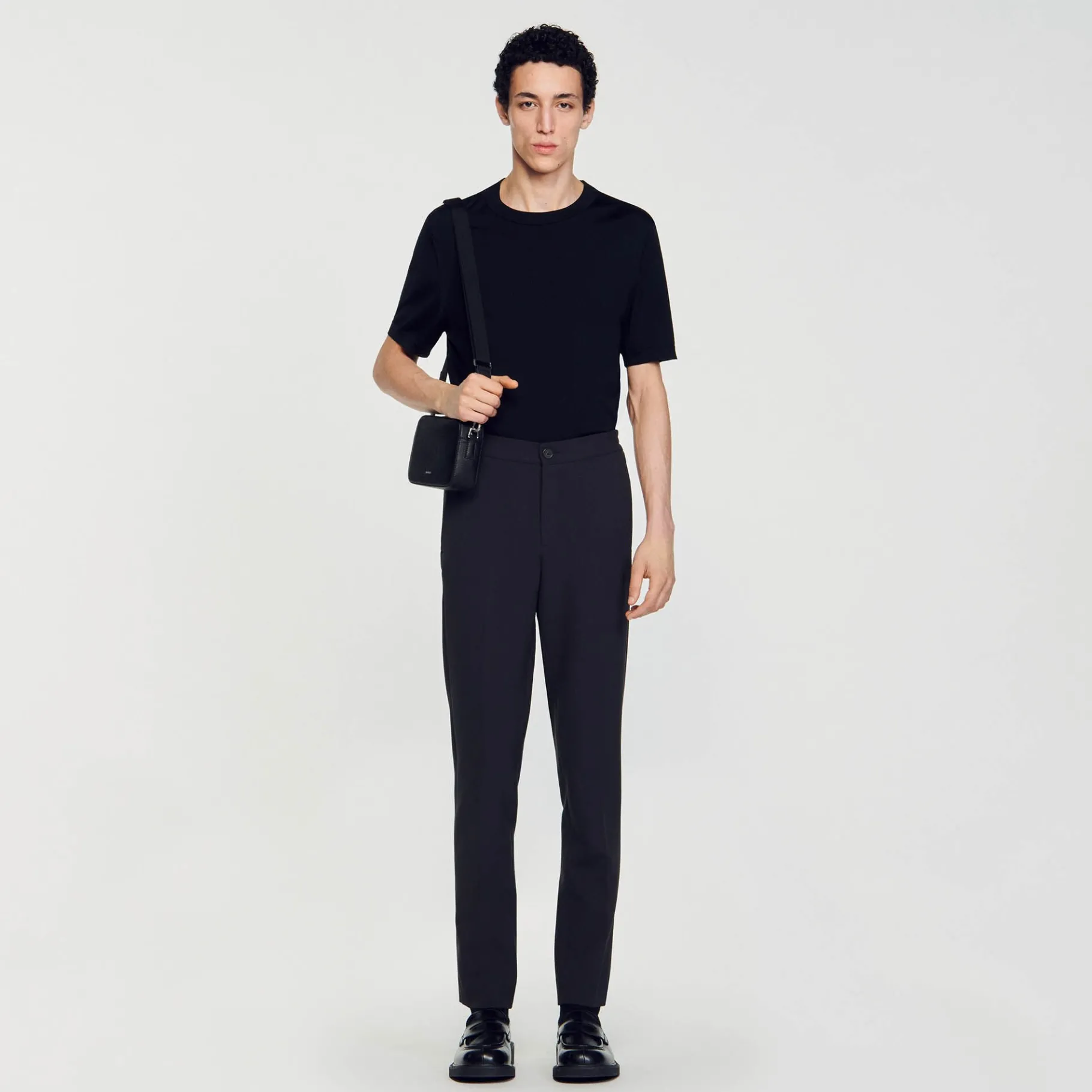 Best SANDRO Pantalon En Jersey Gris Foncé