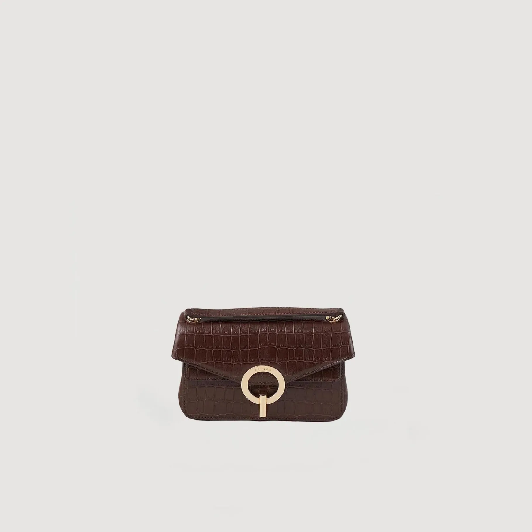 Best SANDRO Petit Sac Yza Marron