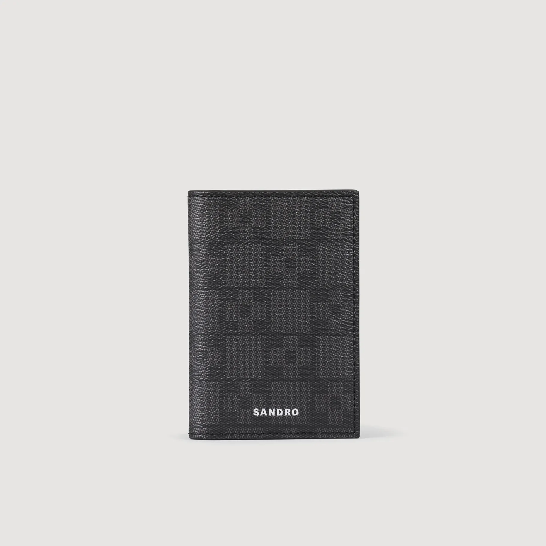 Best SANDRO Porte-cartes Square Cross Noir