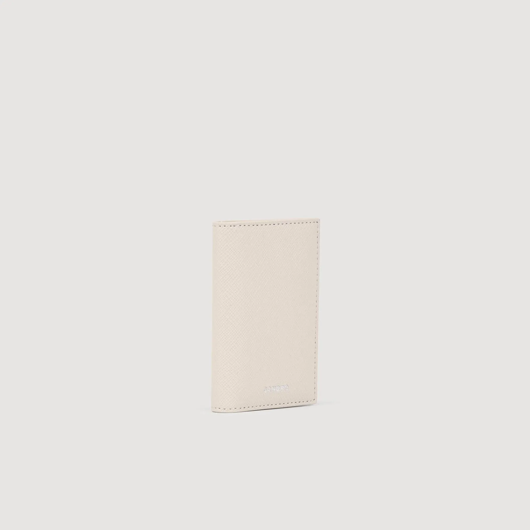 Cheap SANDRO Portefeuille En Cuir Ficelle