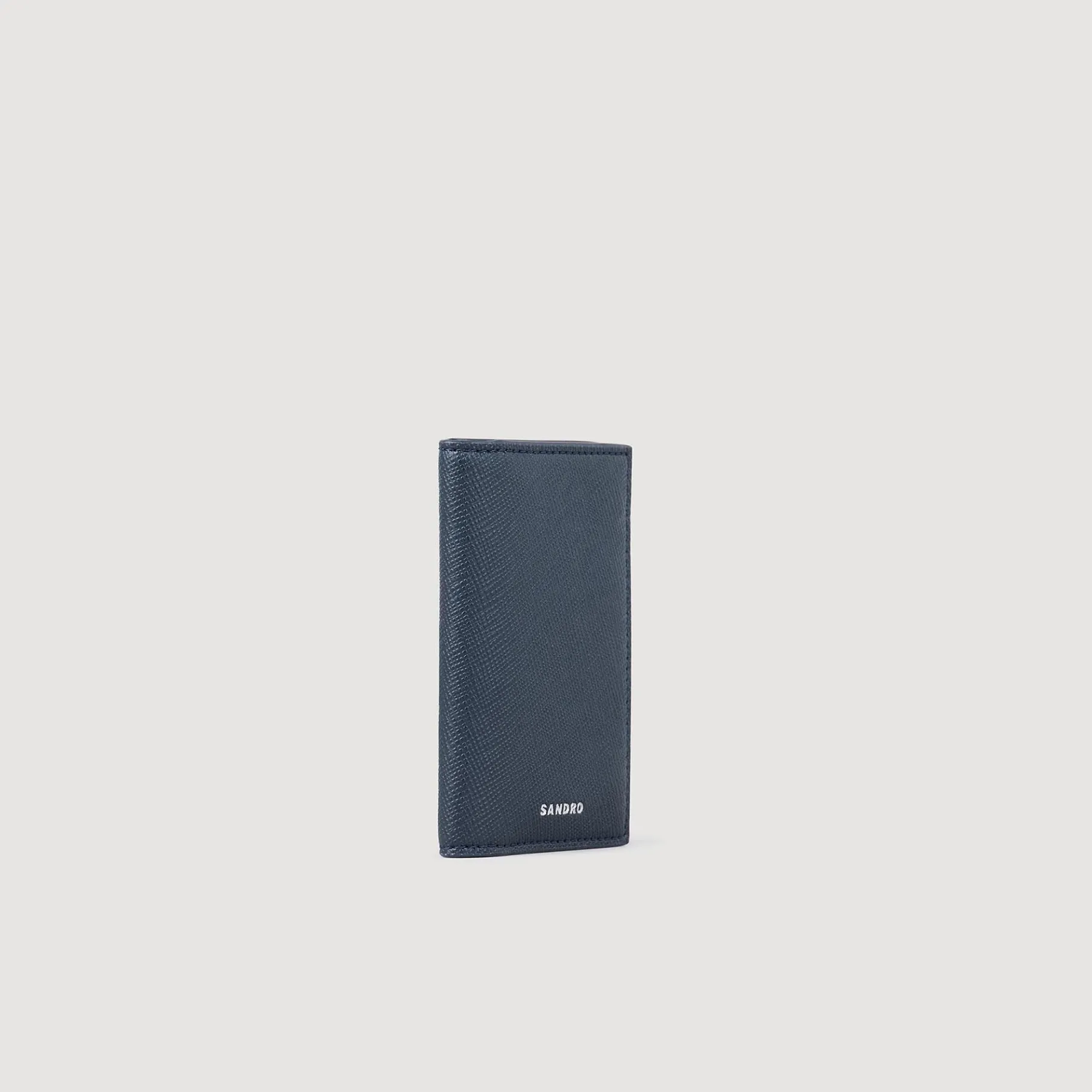 Cheap SANDRO Portefeuille En Cuir Midnight Blue