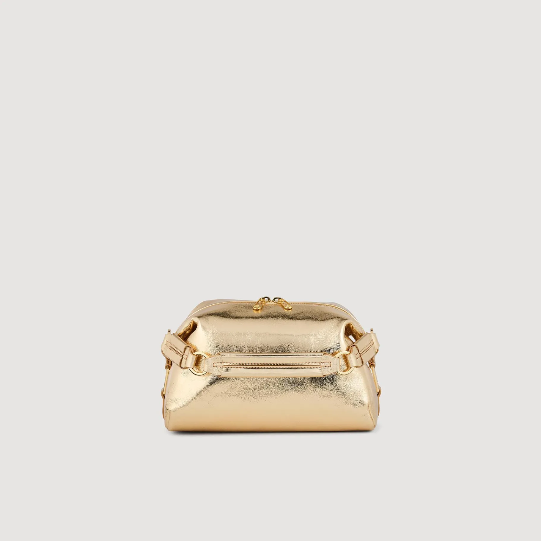 Best SANDRO Sac LE 84 En Cuir Or