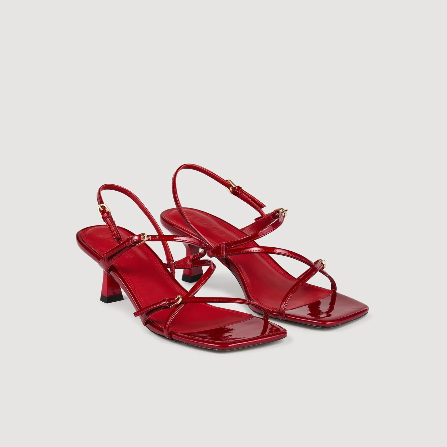Hot SANDRO Sandales à Brides Rouge