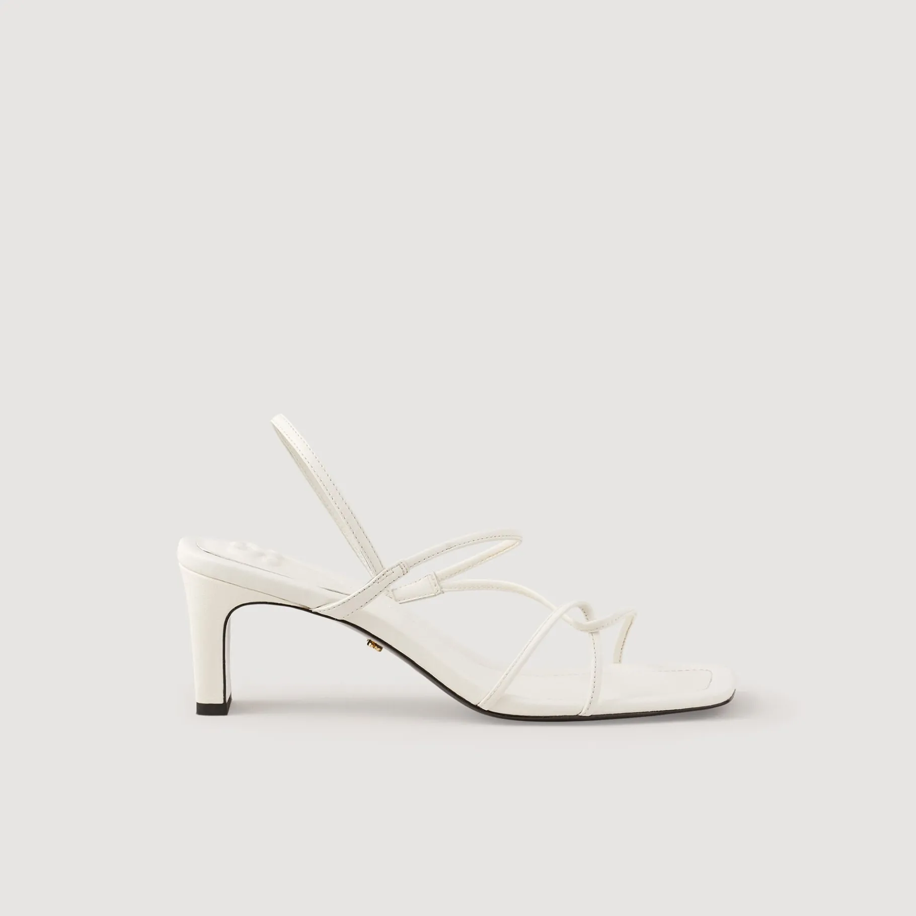 Sale SANDRO Sandales Faye Ecru