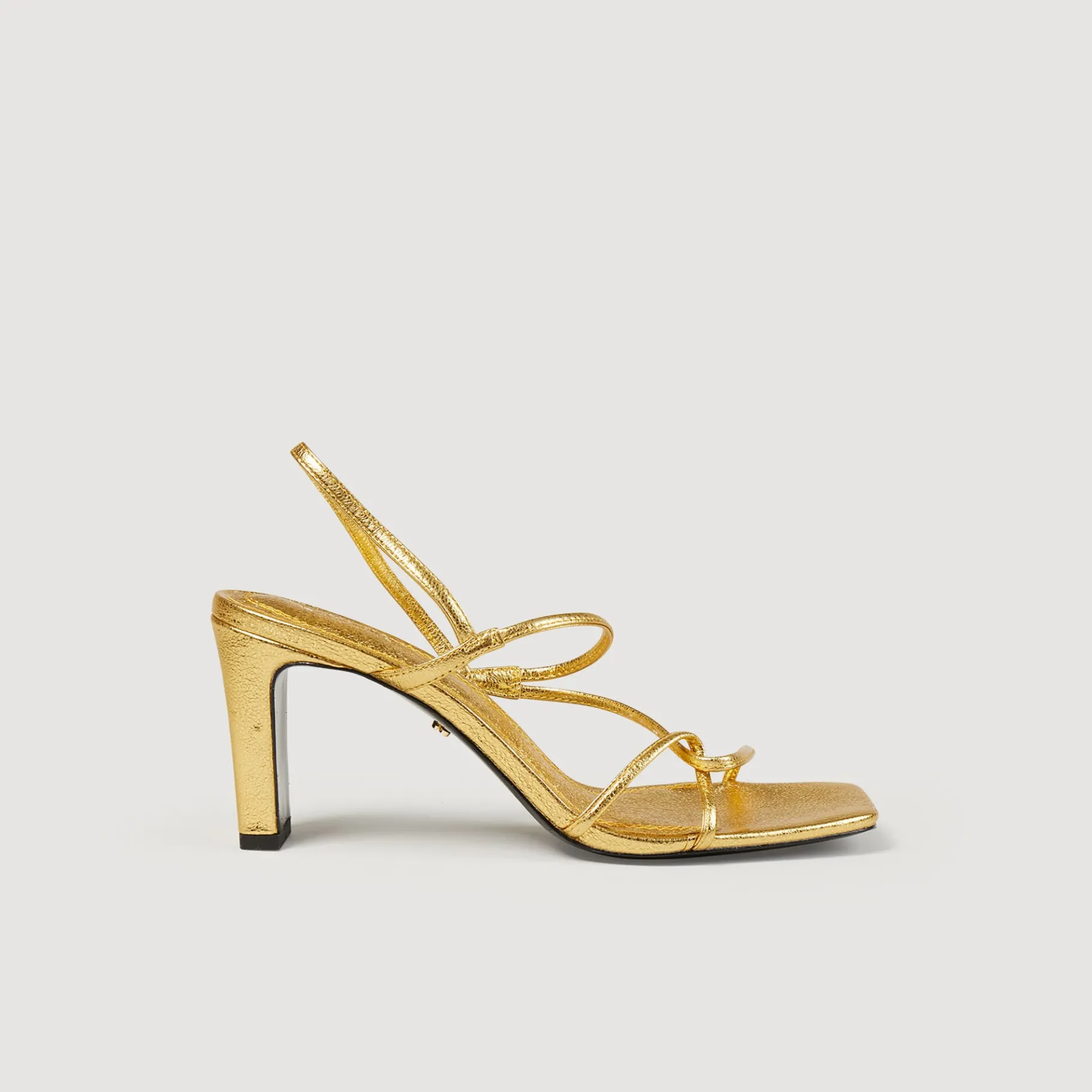 Best Sale SANDRO Sandales Faye Gold