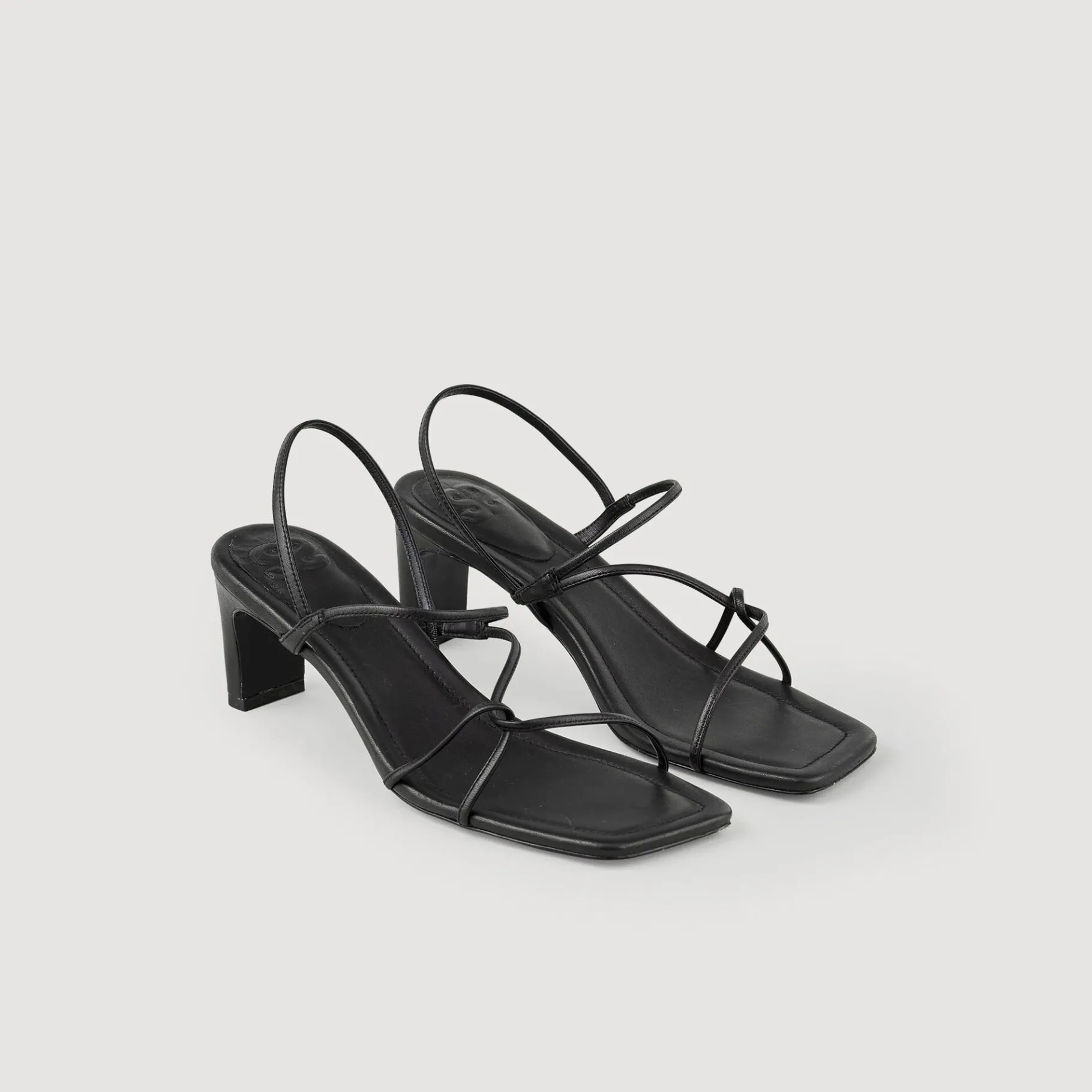 New SANDRO Sandales Faye Noir