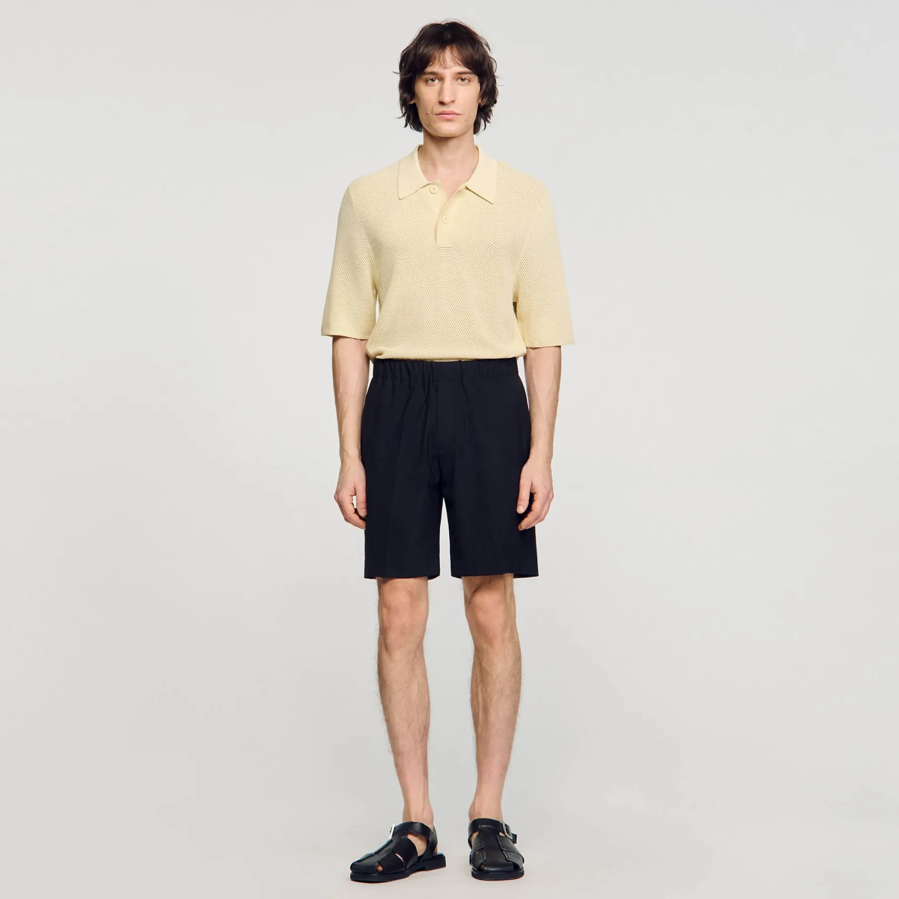 Best Sale SANDRO Short Large Noir